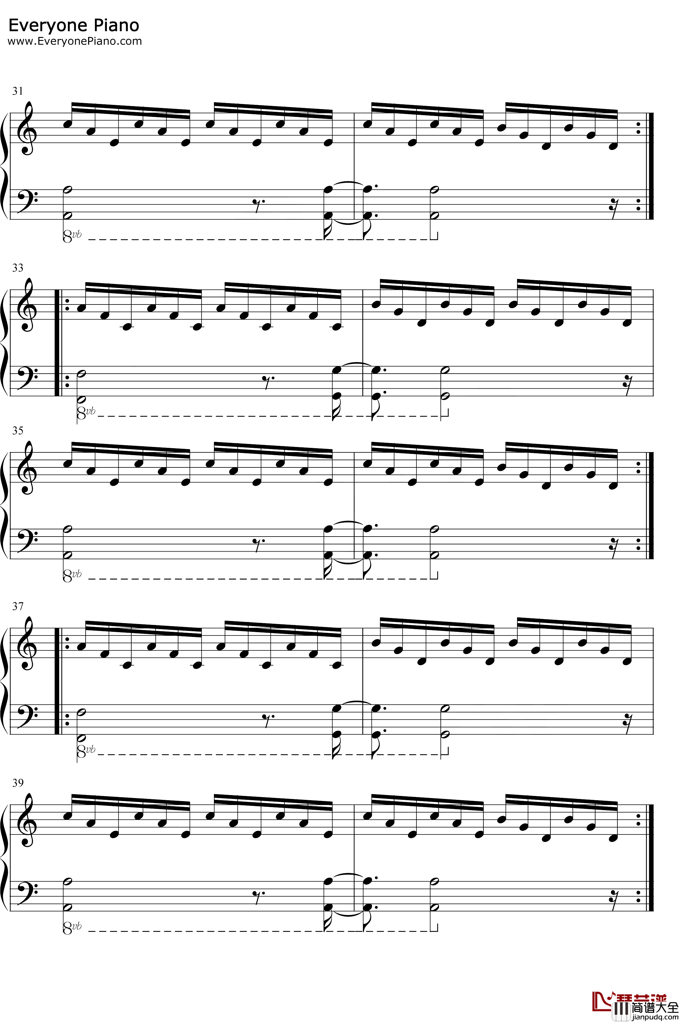 On_God钢琴谱_KanyeWest_KanyeWest