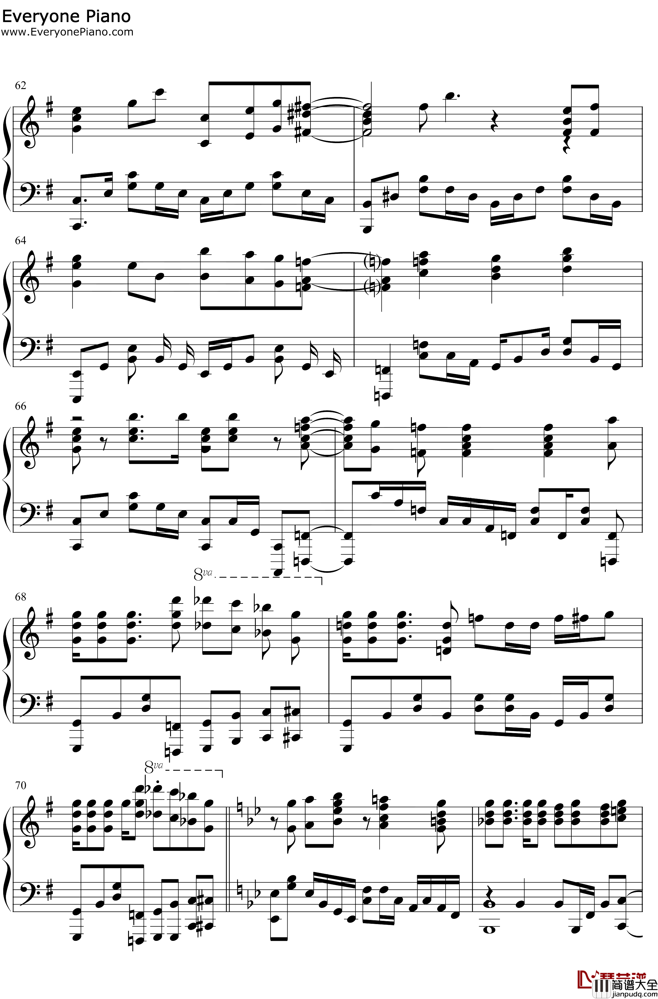 スマイルスキル=スキスキル钢琴谱_麦露烈娜梅维丝珀琳_我不是说了能力要平均值么OP