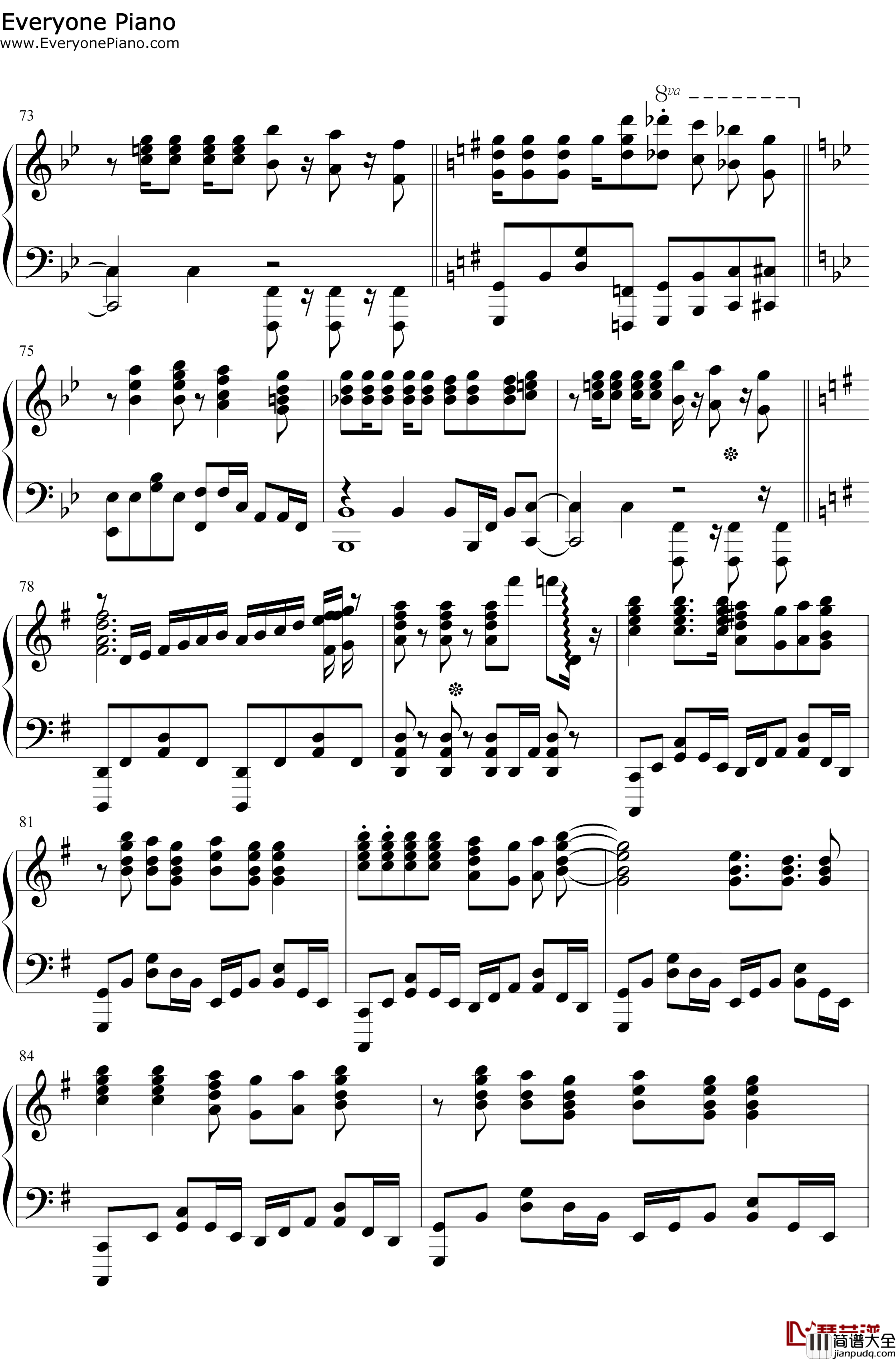 スマイルスキル=スキスキル钢琴谱_麦露烈娜梅维丝珀琳_我不是说了能力要平均值么OP