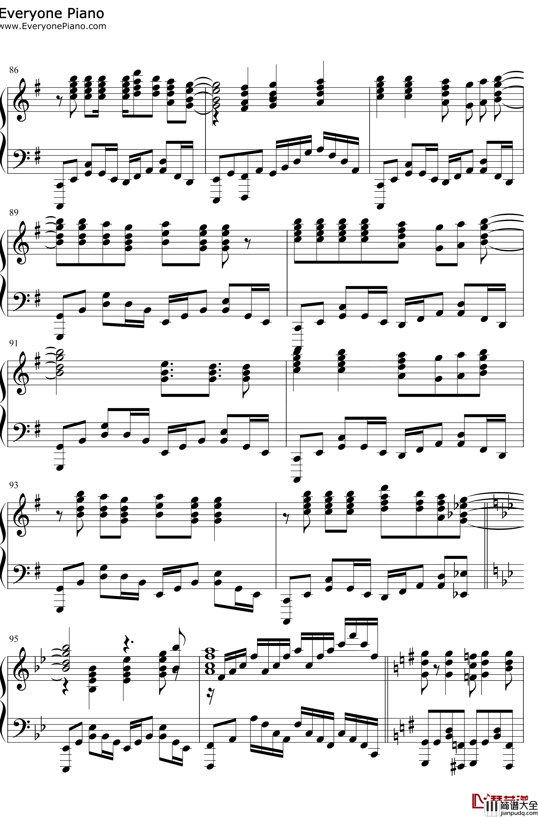 スマイルスキル=スキスキル钢琴谱_麦露烈娜梅维丝珀琳_我不是说了能力要平均值么OP