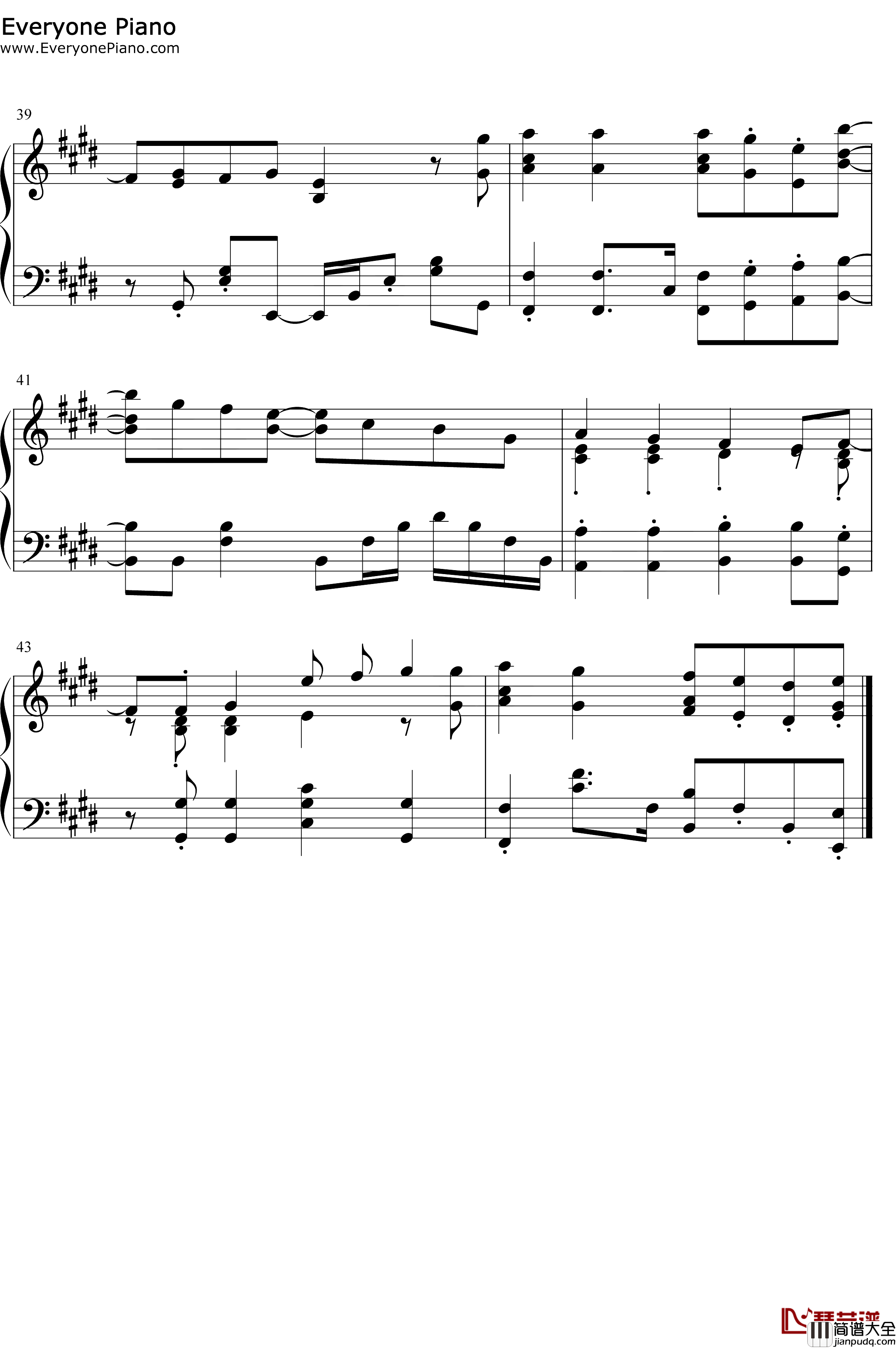 ユメシンデレラ钢琴谱_麻仓桃_骚动时节的少女们啊ED