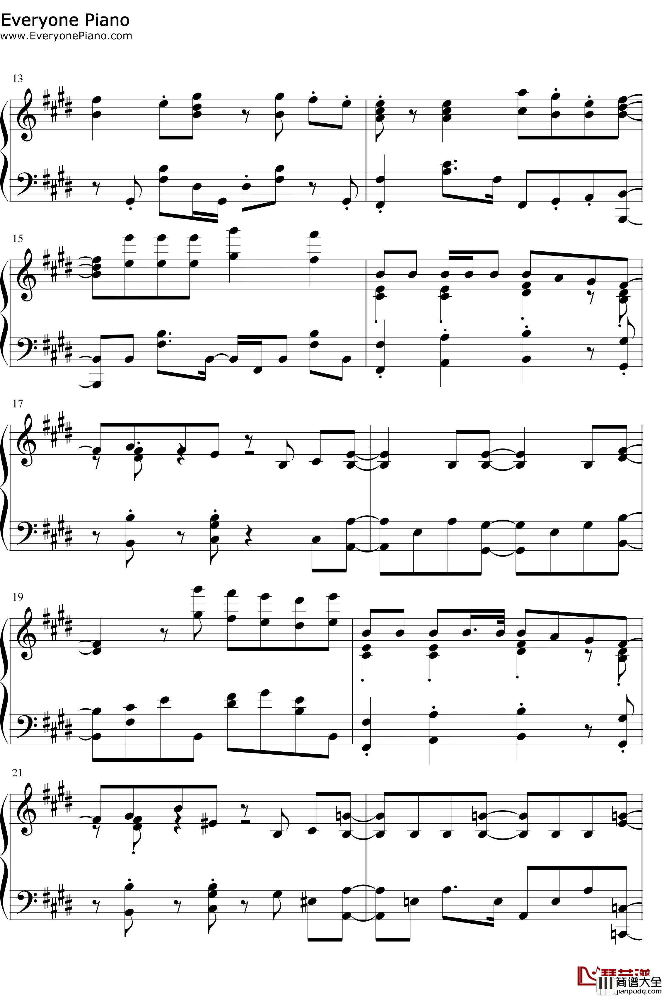 ユメシンデレラ钢琴谱_麻仓桃_骚动时节的少女们啊ED