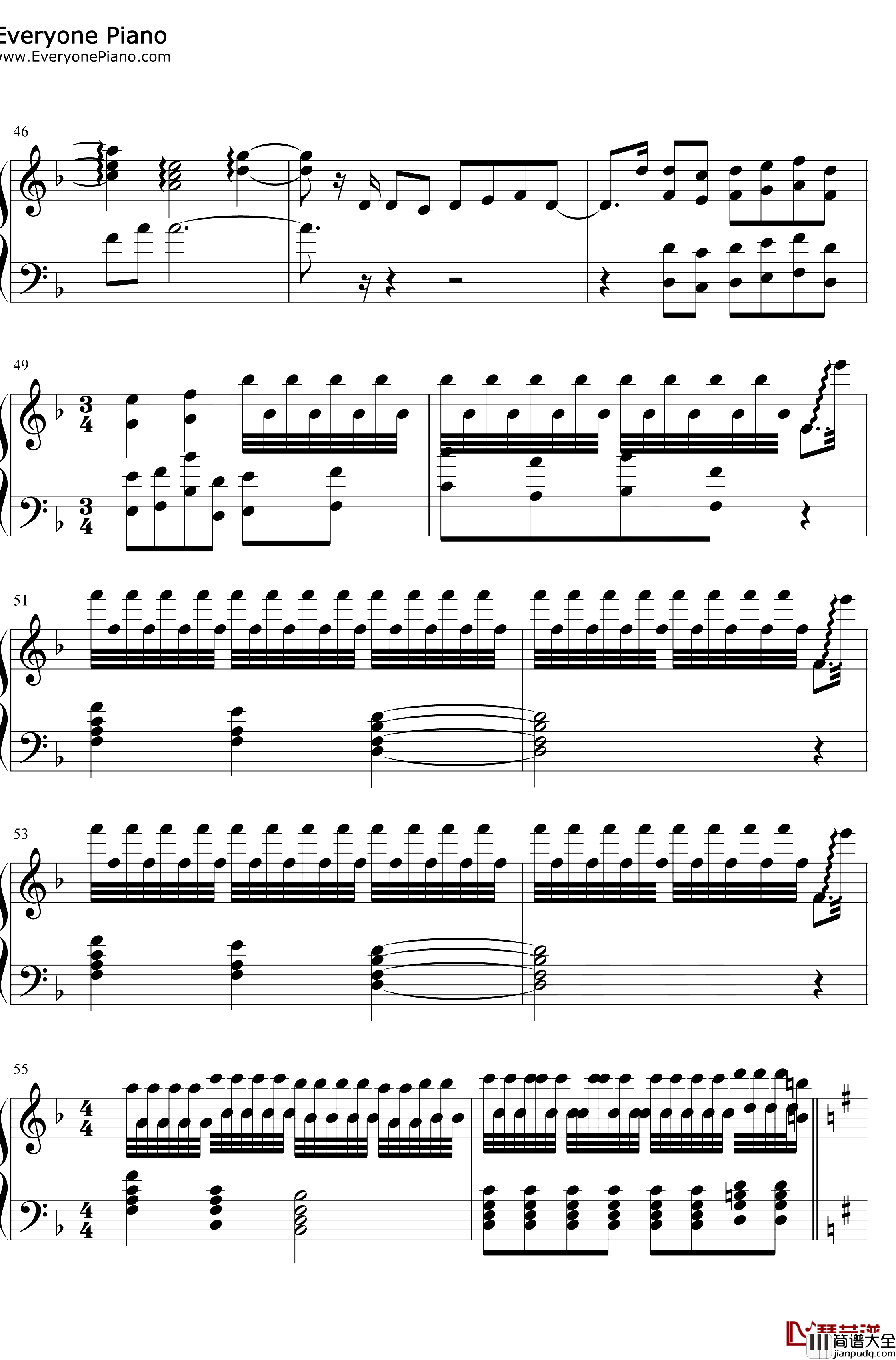 Some_Things_Never_Change钢琴谱_Kristen_BellIdina_Menzel_Josh_Gad_Jonathan_Groff_冰雪奇缘2OST