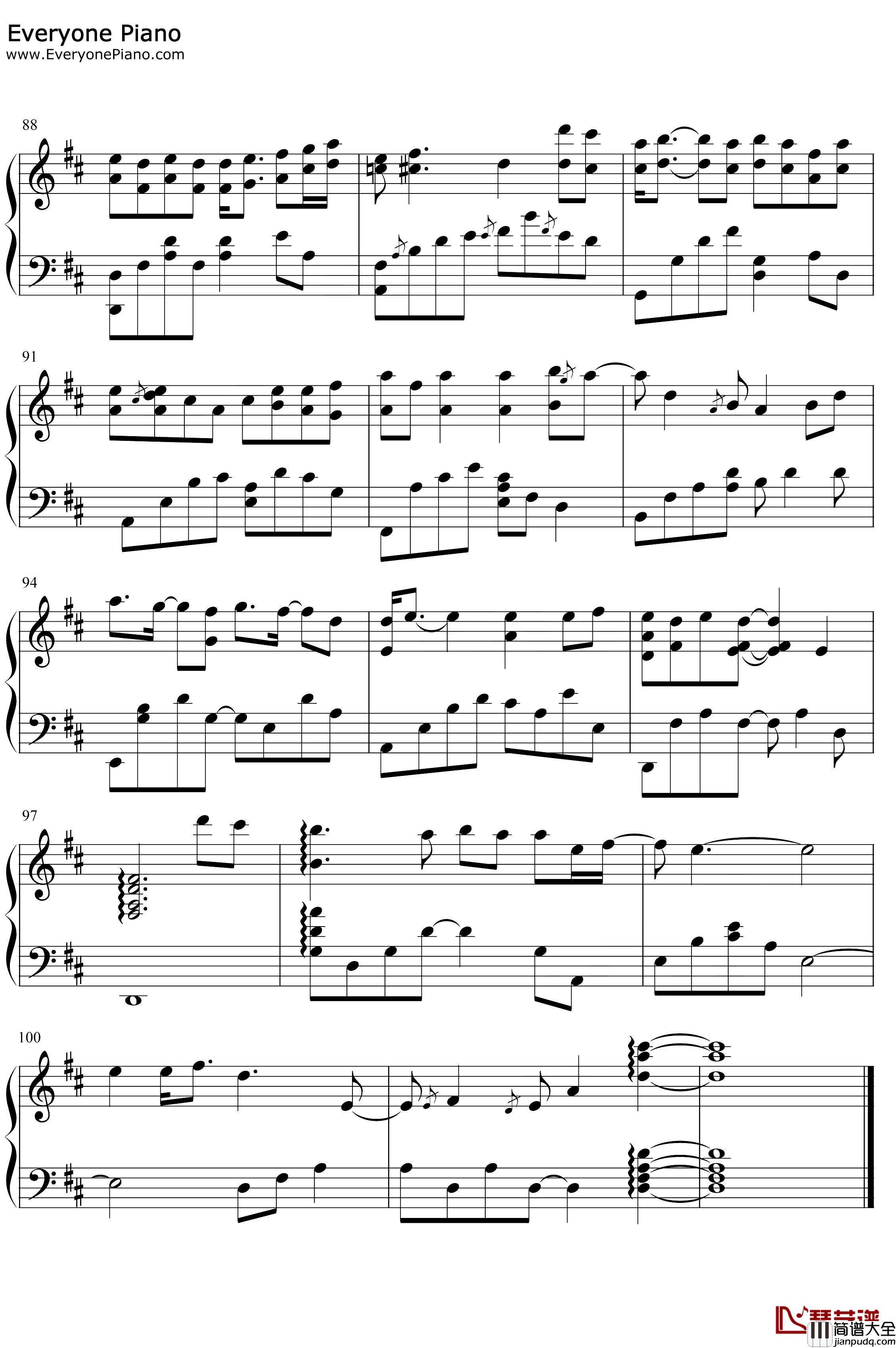 这一生关于你的风景钢琴谱_枯木逢春_我多想能多陪你一场把前半生的风景对你讲_抖音热歌