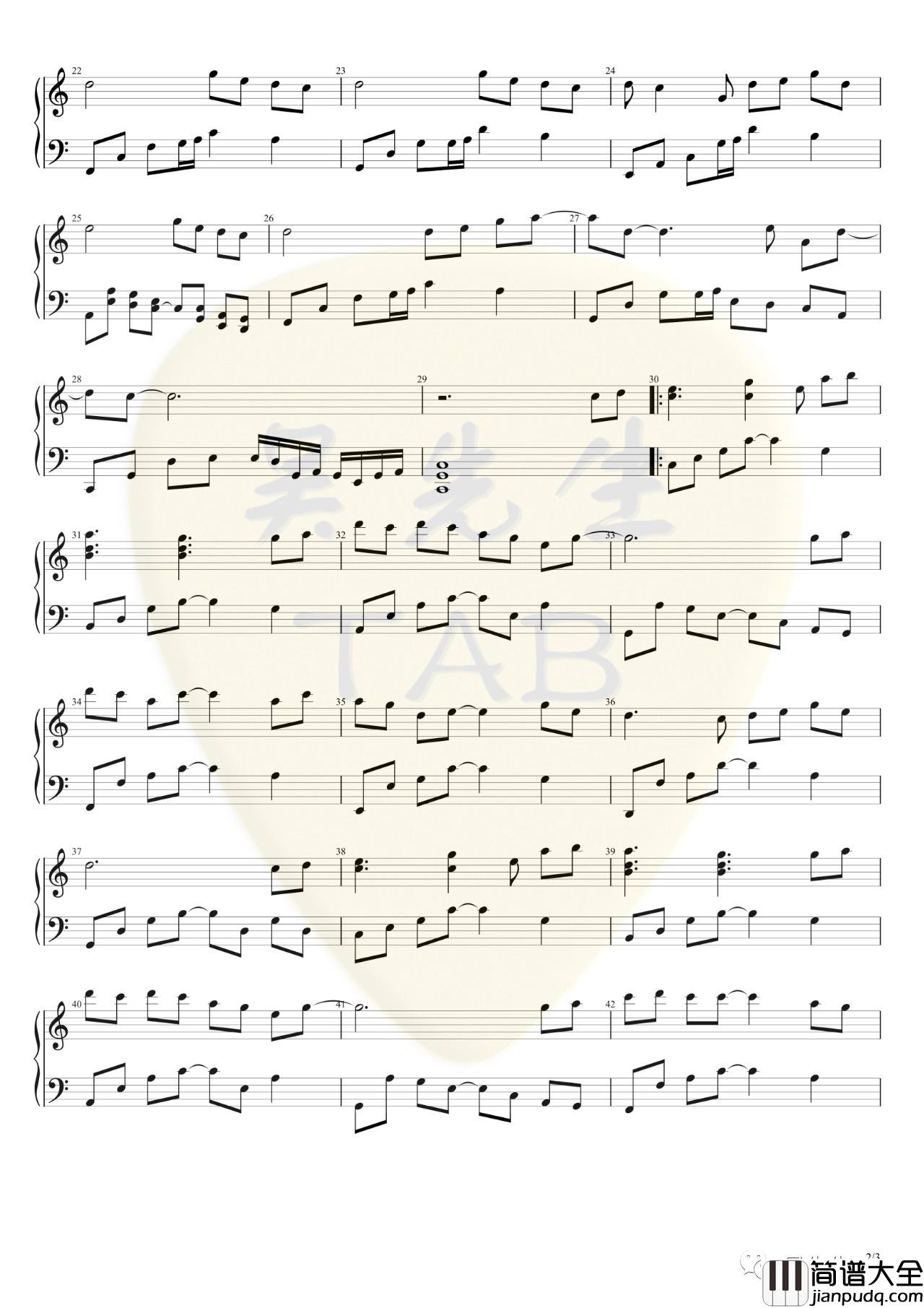 烟雨行舟钢琴谱_伦桑/司南_【附示范音频】