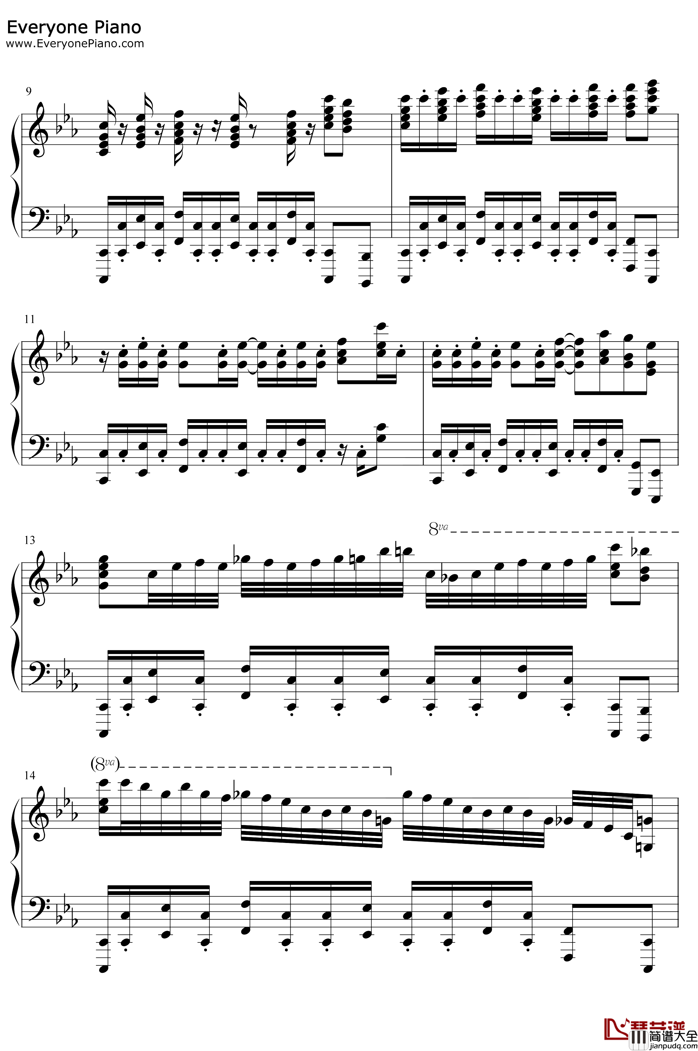 TIT_FOR_TAT钢琴谱_MYTH&ROID_慎重勇者这个勇者明明超强却过分慎重OP