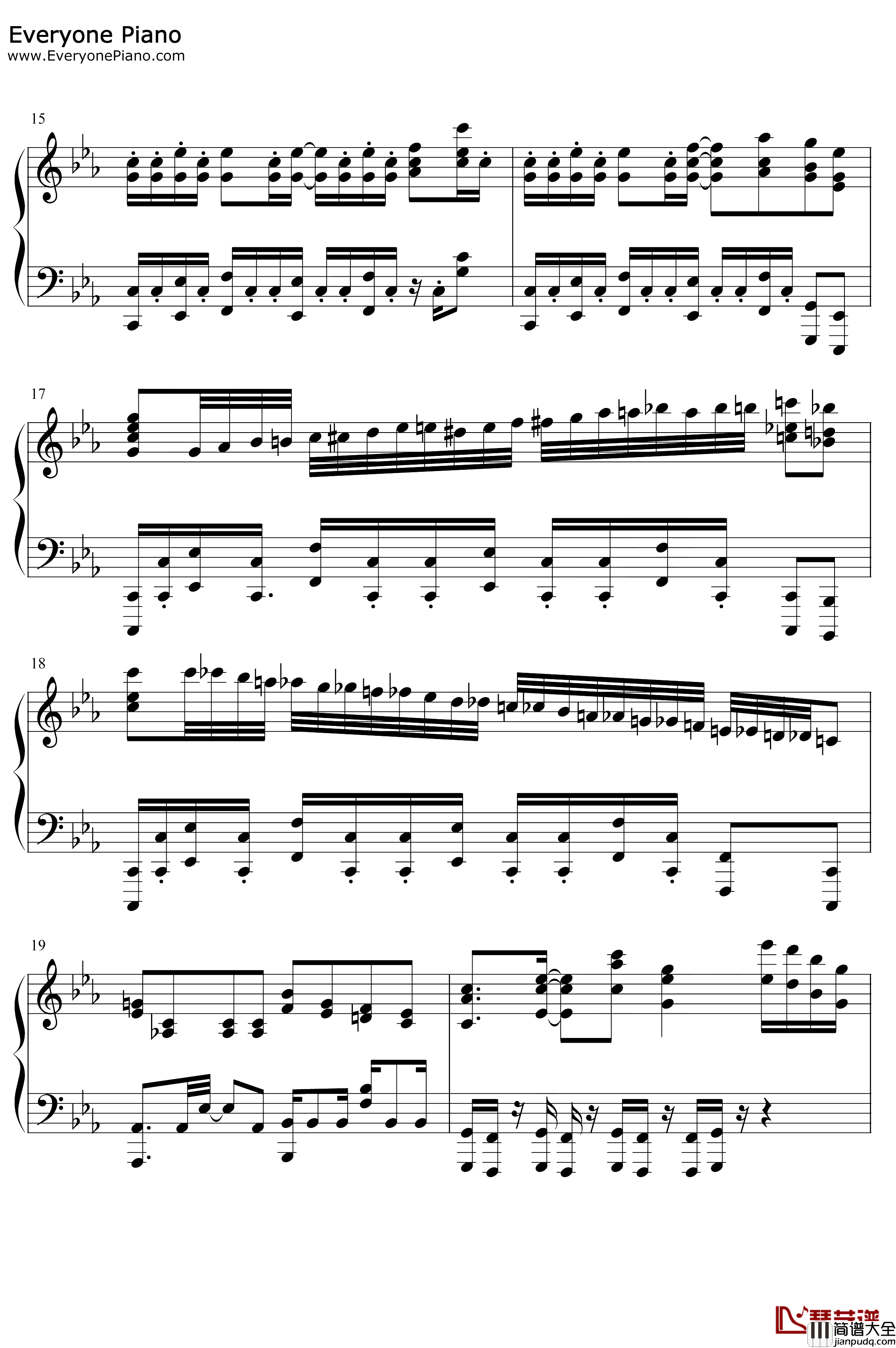 TIT_FOR_TAT钢琴谱_MYTH&ROID_慎重勇者这个勇者明明超强却过分慎重OP