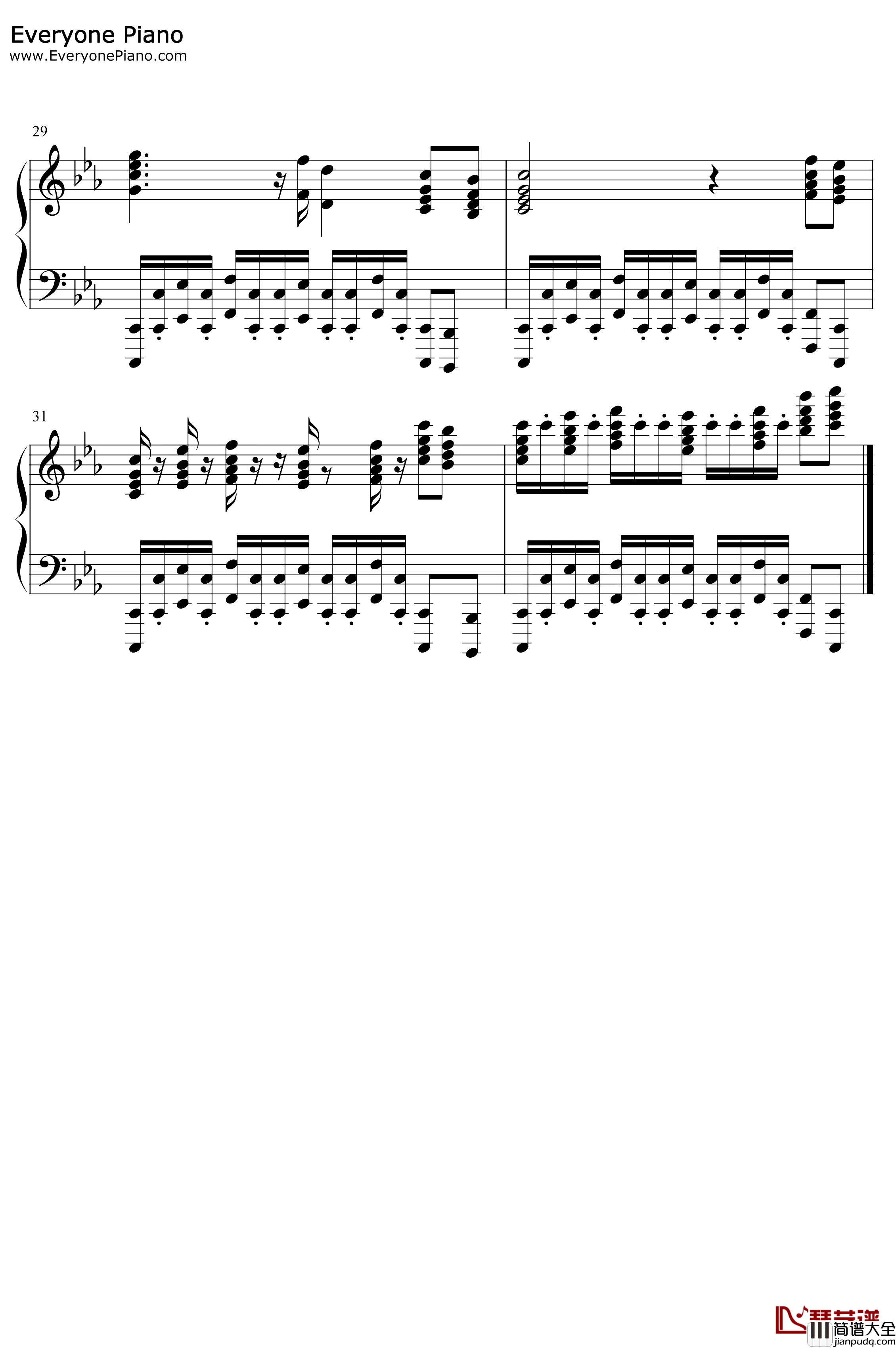 TIT_FOR_TAT钢琴谱_MYTH&ROID_慎重勇者这个勇者明明超强却过分慎重OP