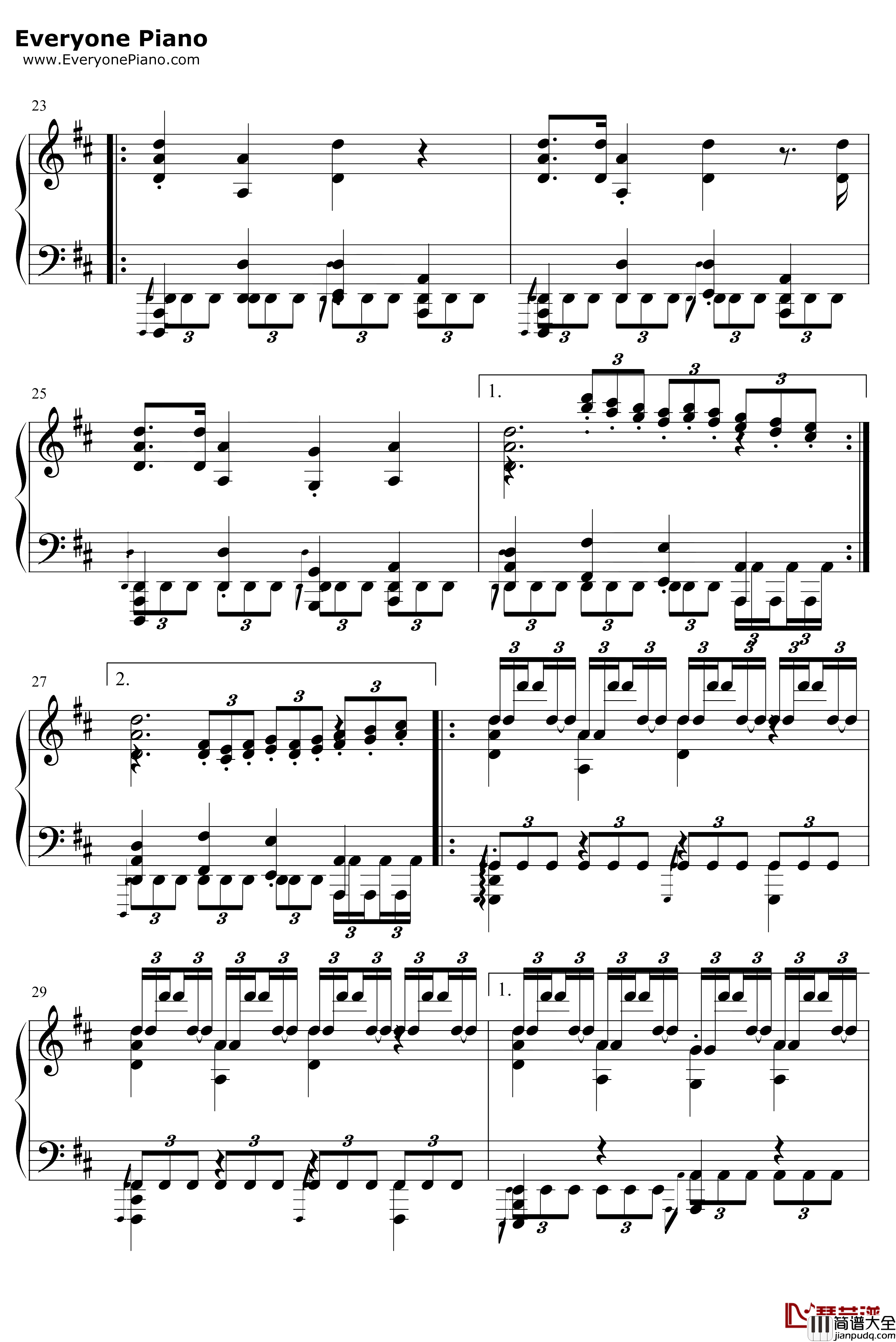 爆笑ぼっち塾校歌钢琴谱_森下千咲田中美海鬼头明里黑濑优子_一个人的○○小日子ED