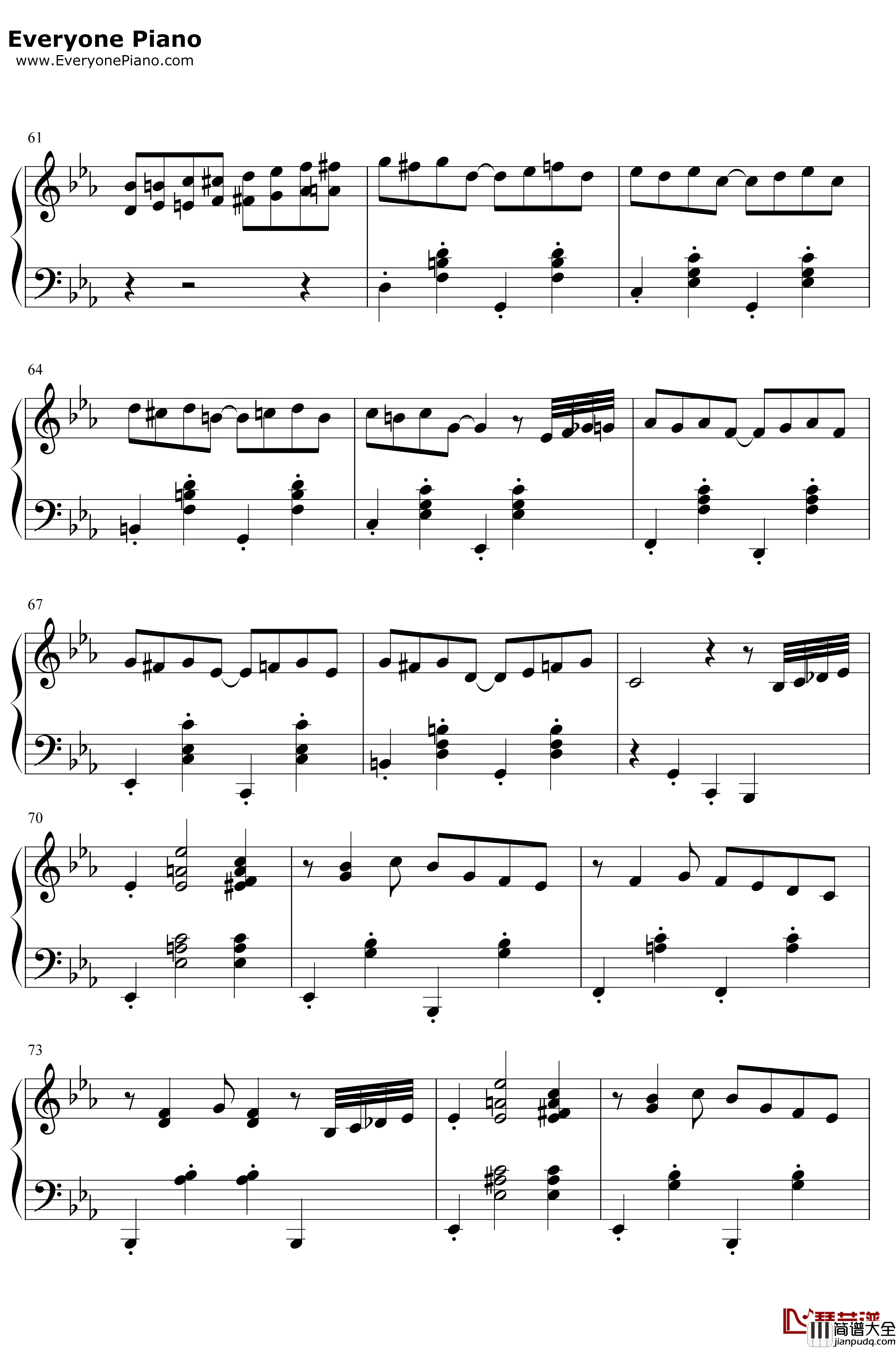 Temptation_Rag钢琴谱_HildurGuðnadóttir_小丑OST