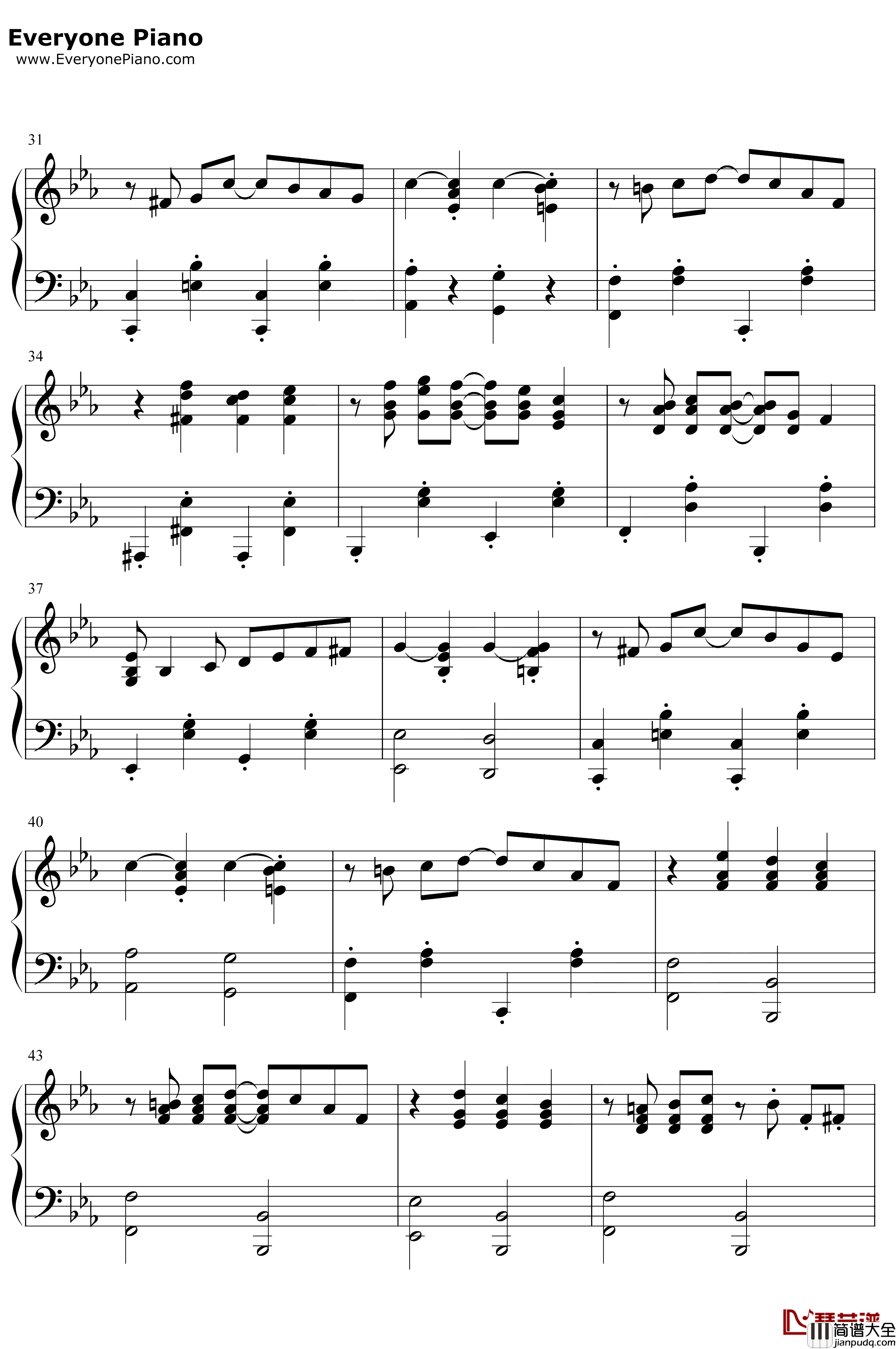 Temptation_Rag钢琴谱_HildurGuðnadóttir_小丑OST