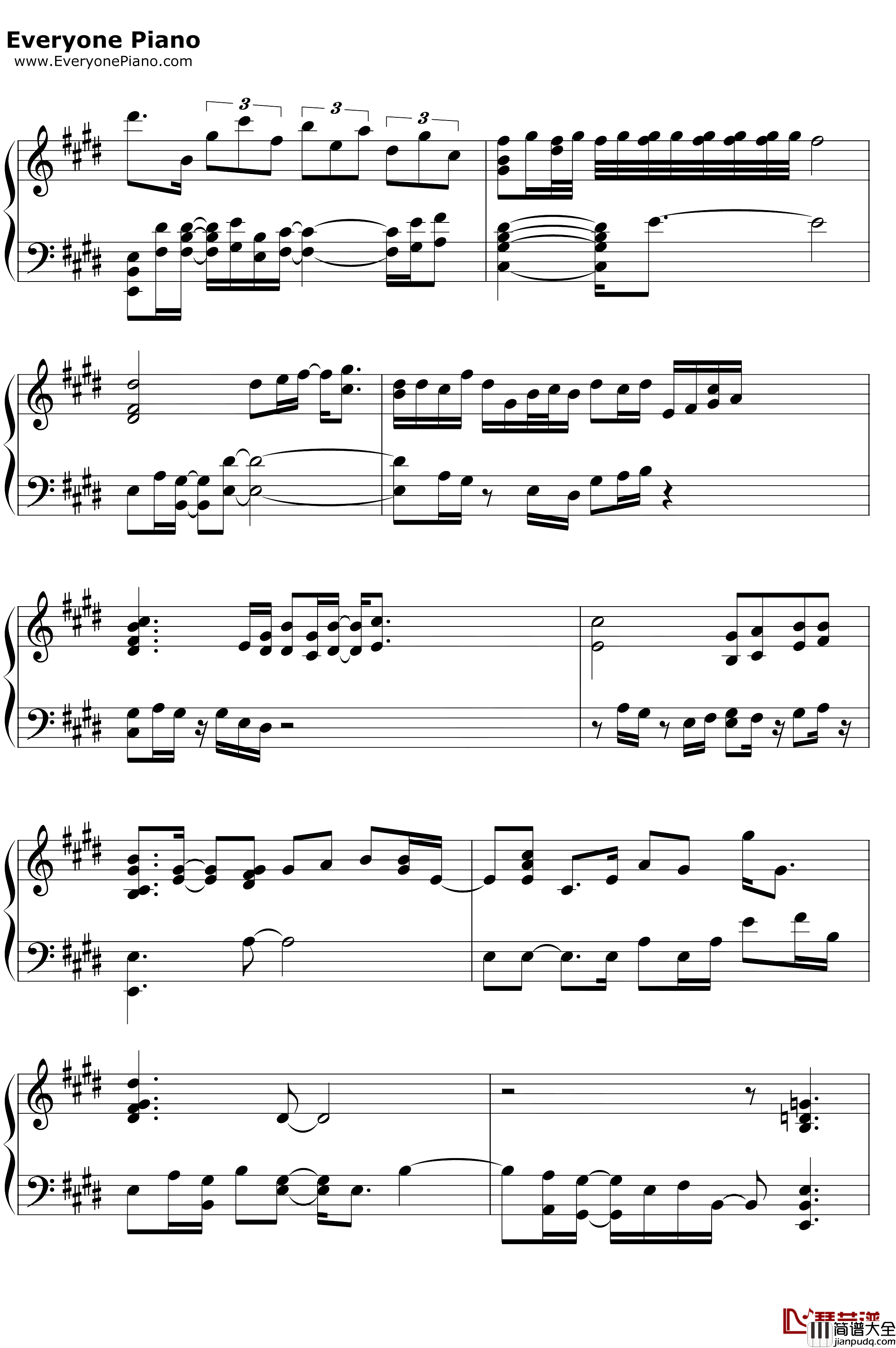 年轮说钢琴谱_杨丞琳_荼蘼片头曲