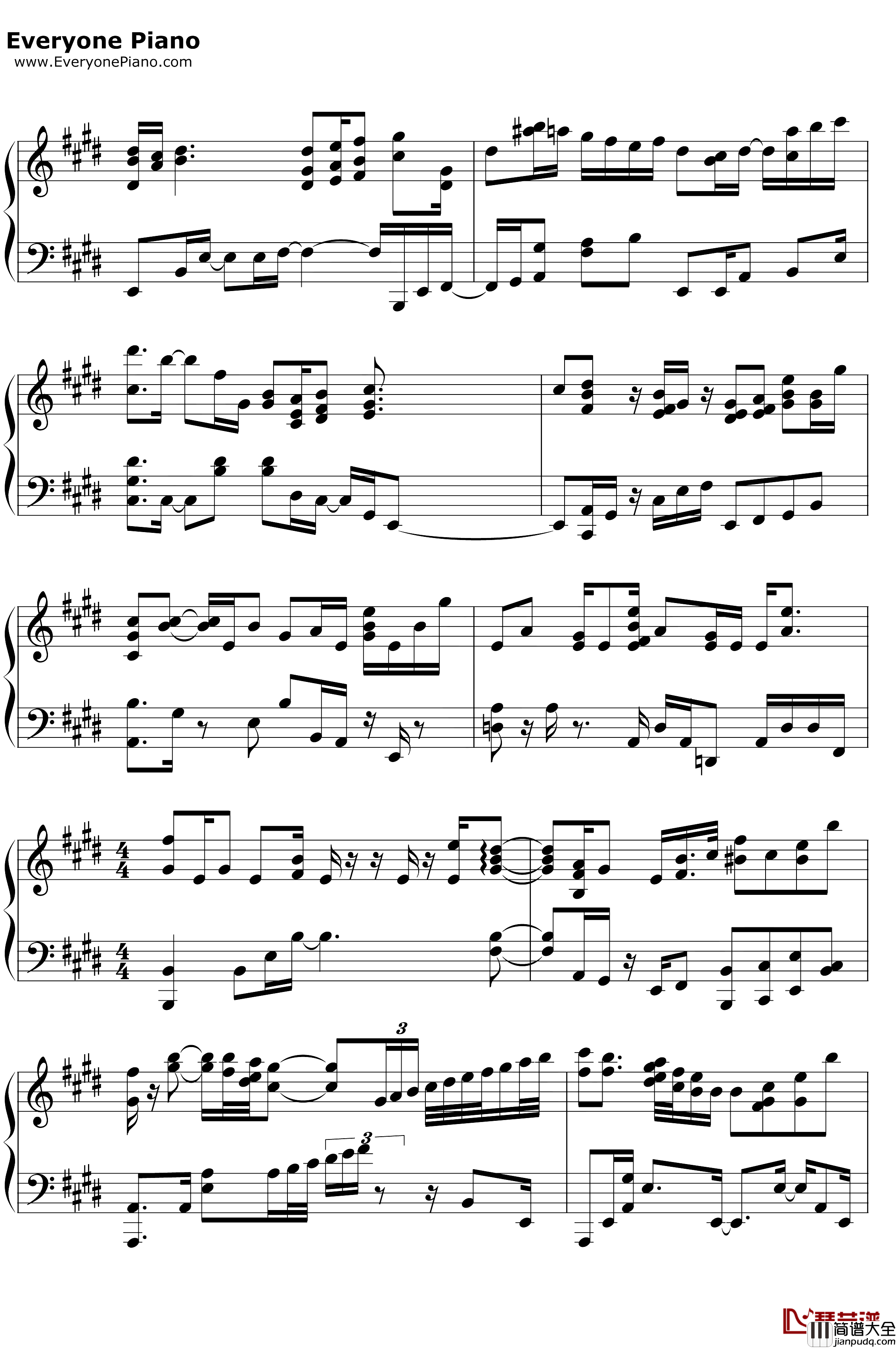 年轮说钢琴谱_杨丞琳_荼蘼片头曲