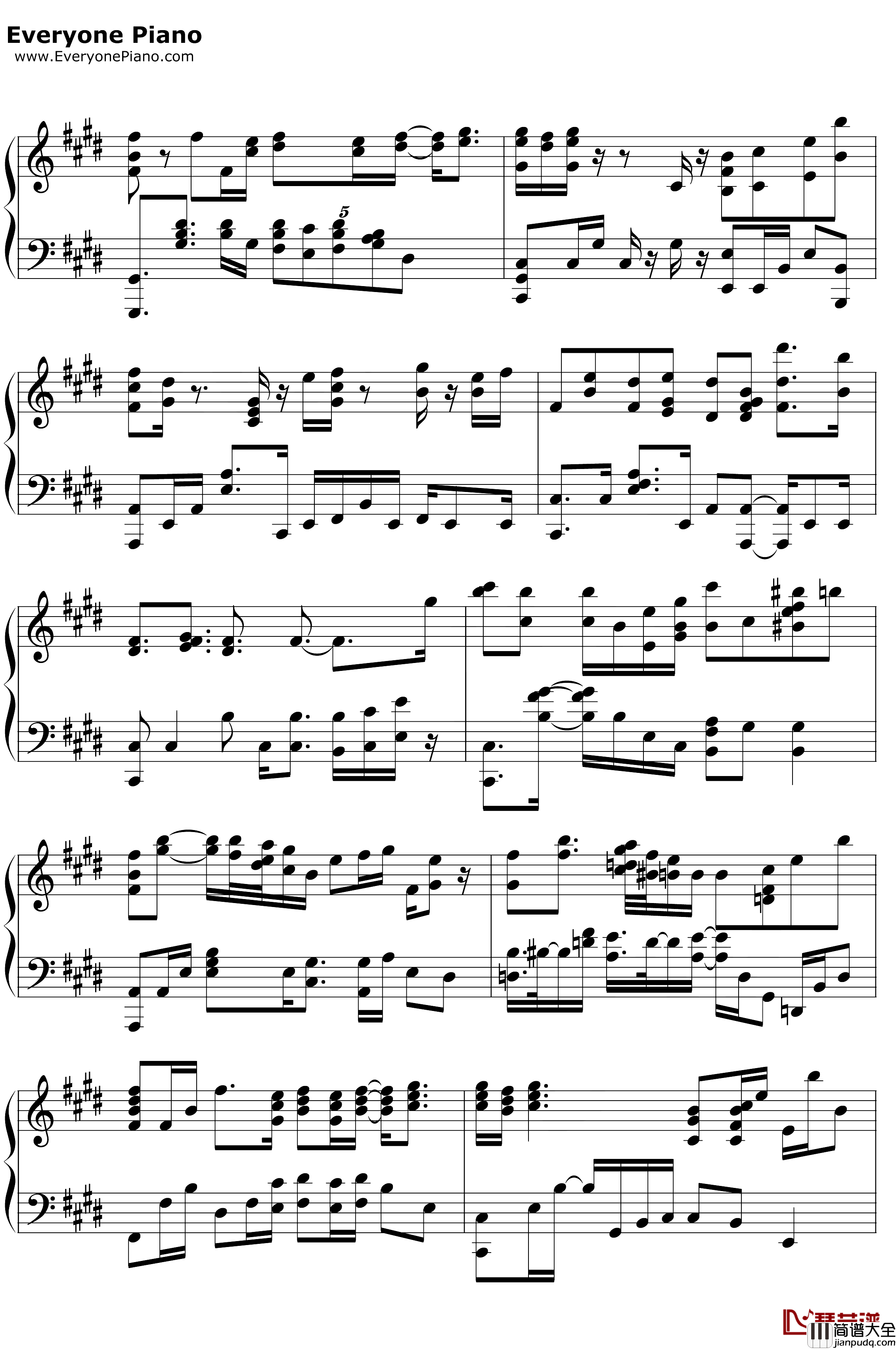 年轮说钢琴谱_杨丞琳_荼蘼片头曲