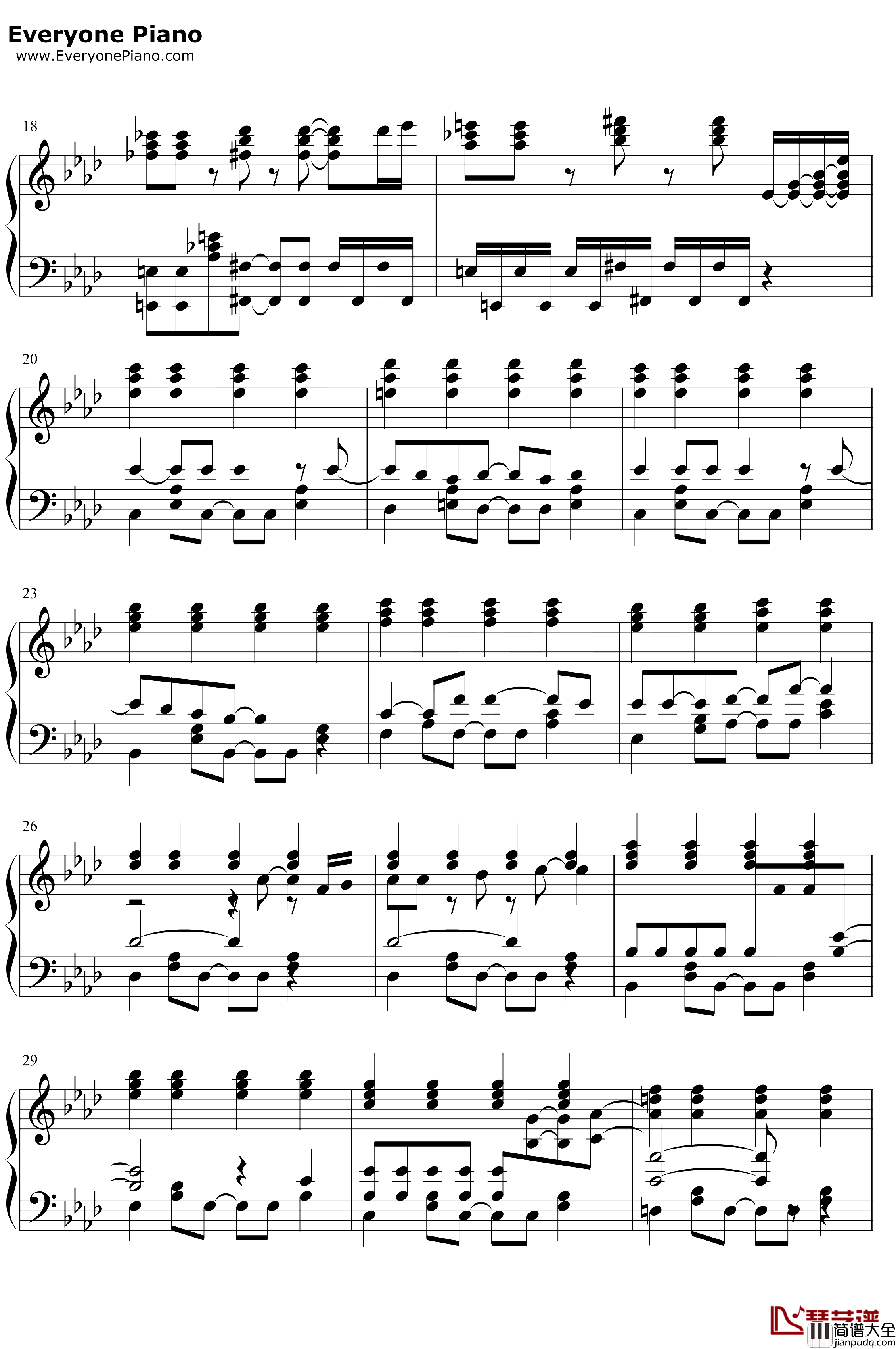 Letsgoライフリング４钢琴谱_Rifling4_美妙射击部OP