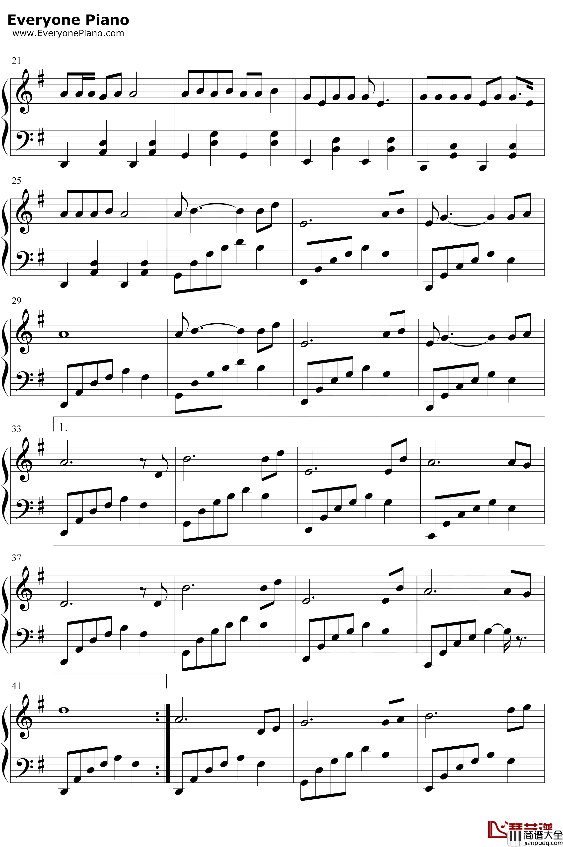 大田后生仔钢琴谱_林启得_抖音洗脑神曲