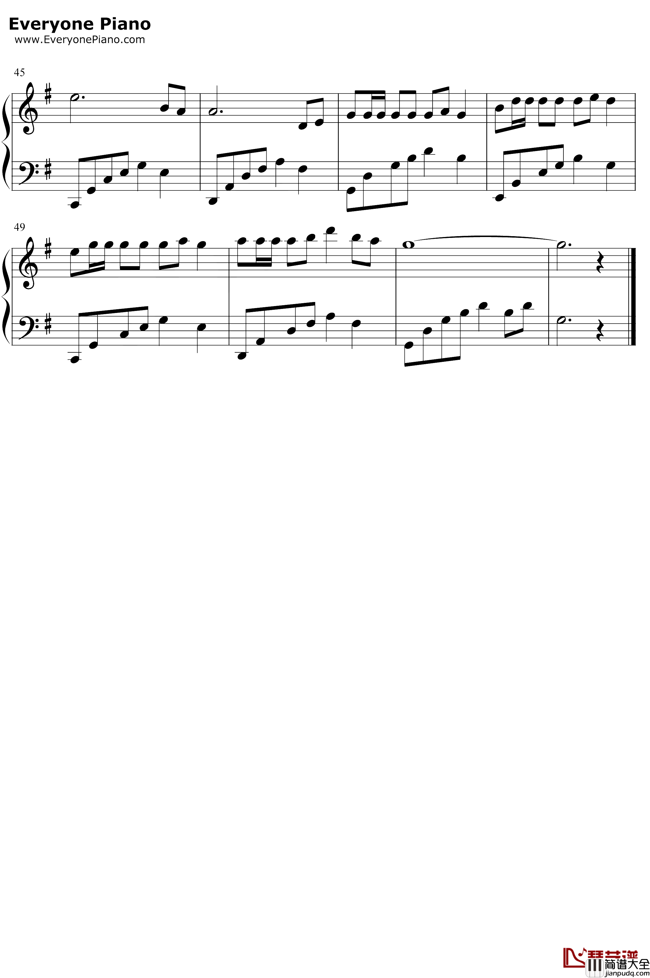 大田后生仔钢琴谱_林启得_抖音洗脑神曲