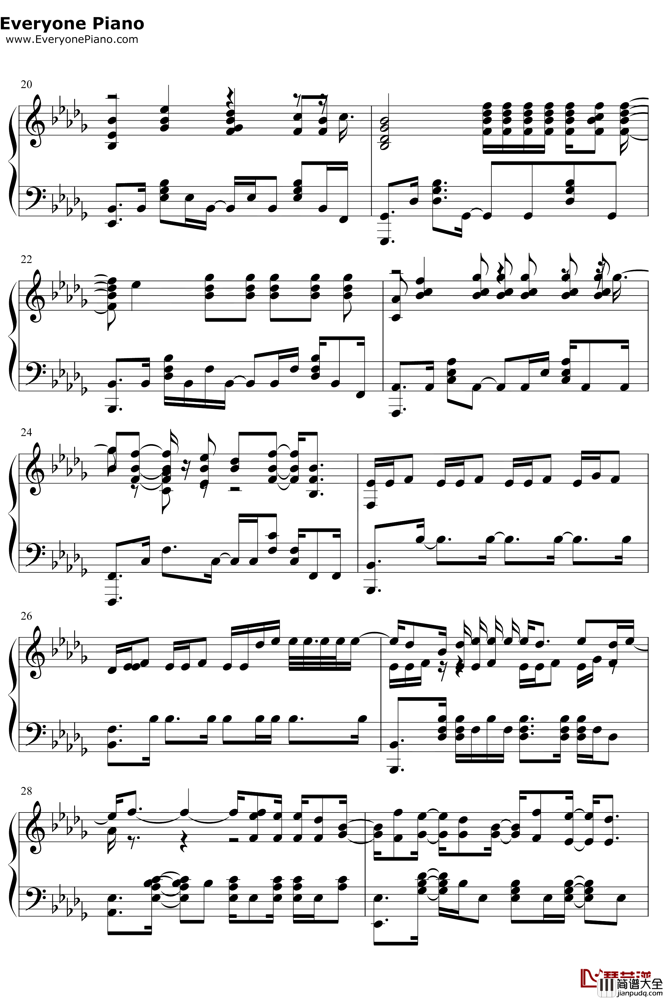 Phoenix钢琴谱_CailinRusso_Chrissy_Costanza_涅槃_LOL英雄联盟S9全球总决赛主题曲