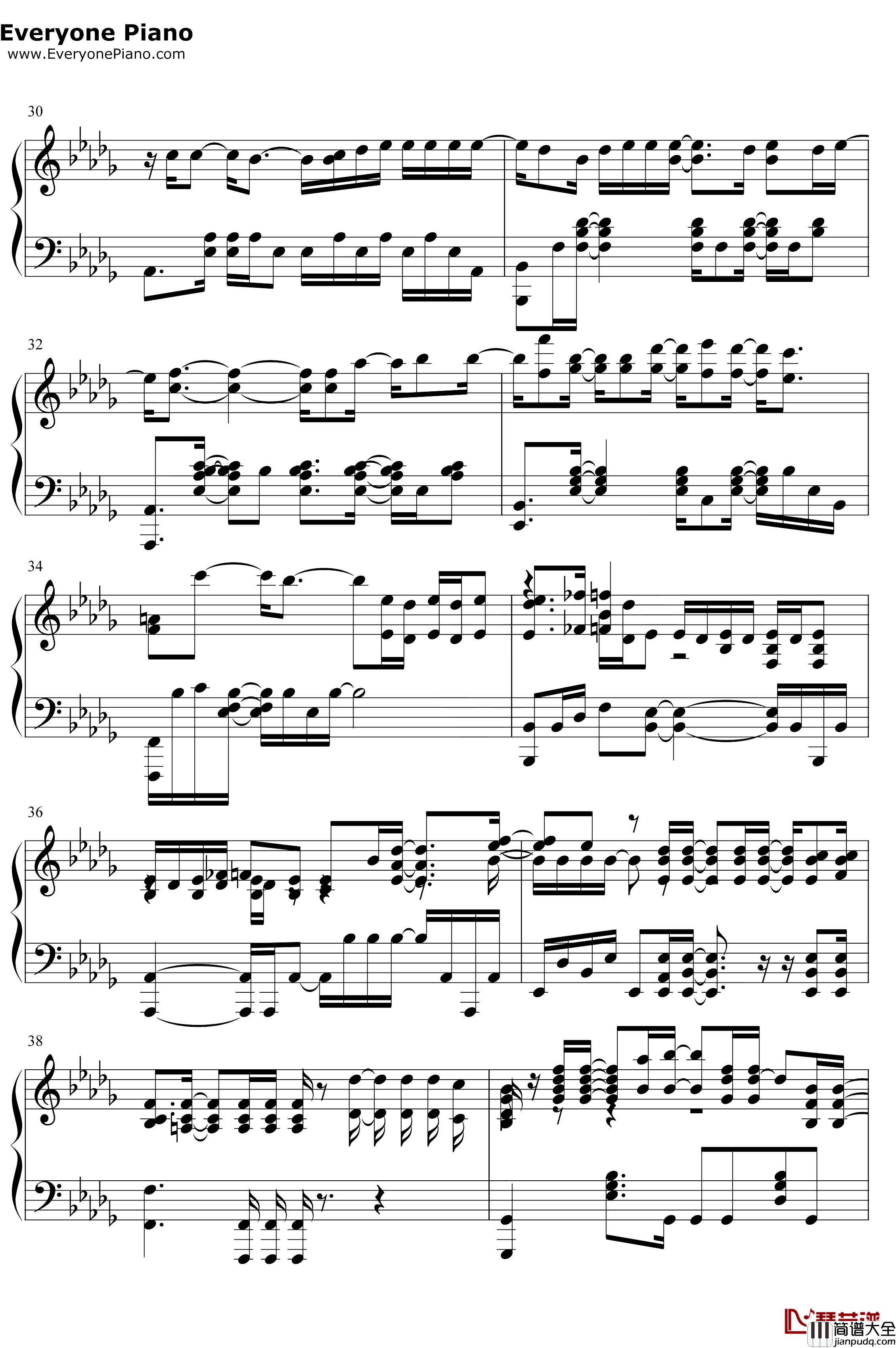 Phoenix钢琴谱_CailinRusso_Chrissy_Costanza_涅槃_LOL英雄联盟S9全球总决赛主题曲