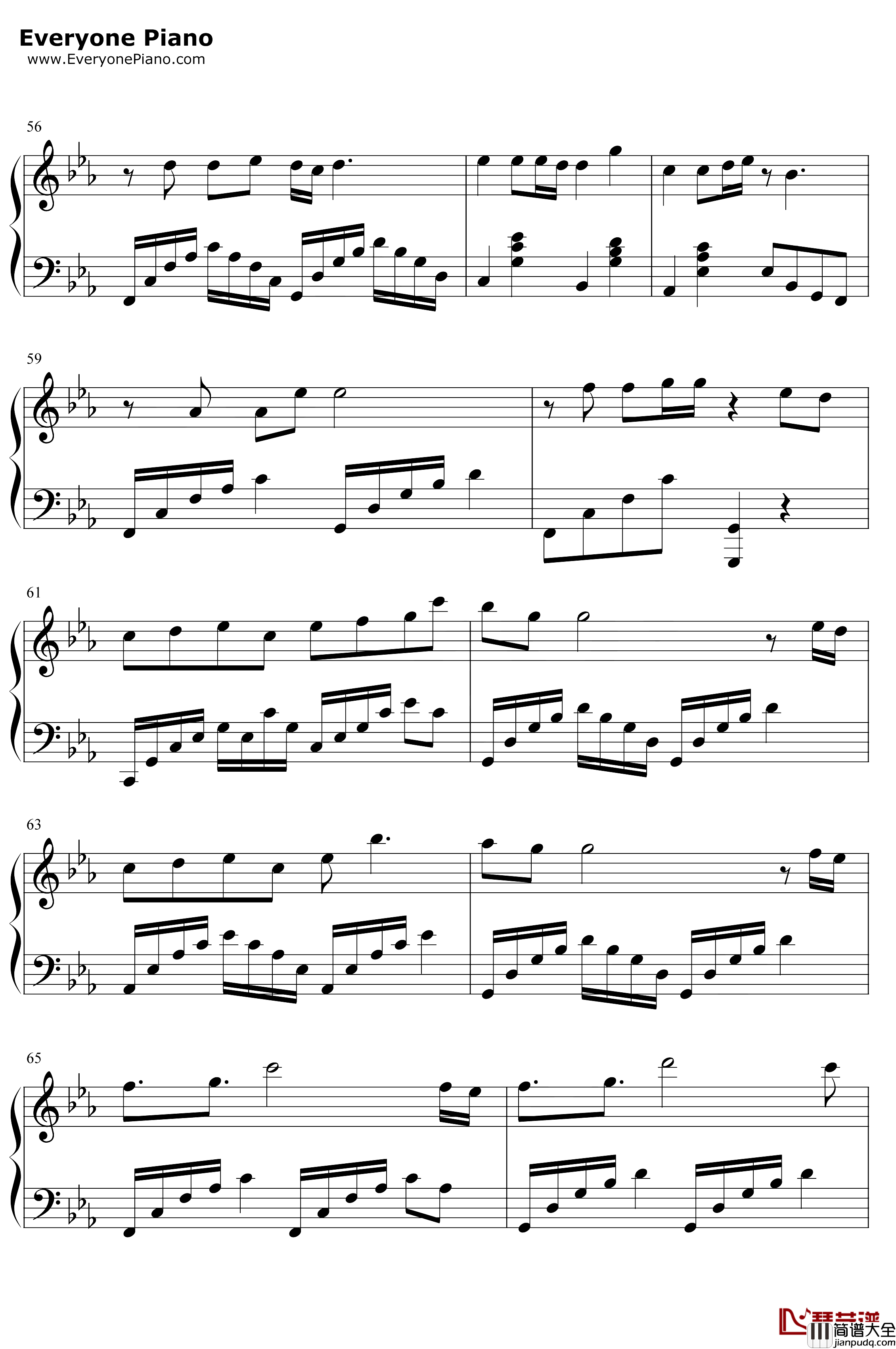 荒城渡钢琴谱_周深_陈情令薛洋人物曲