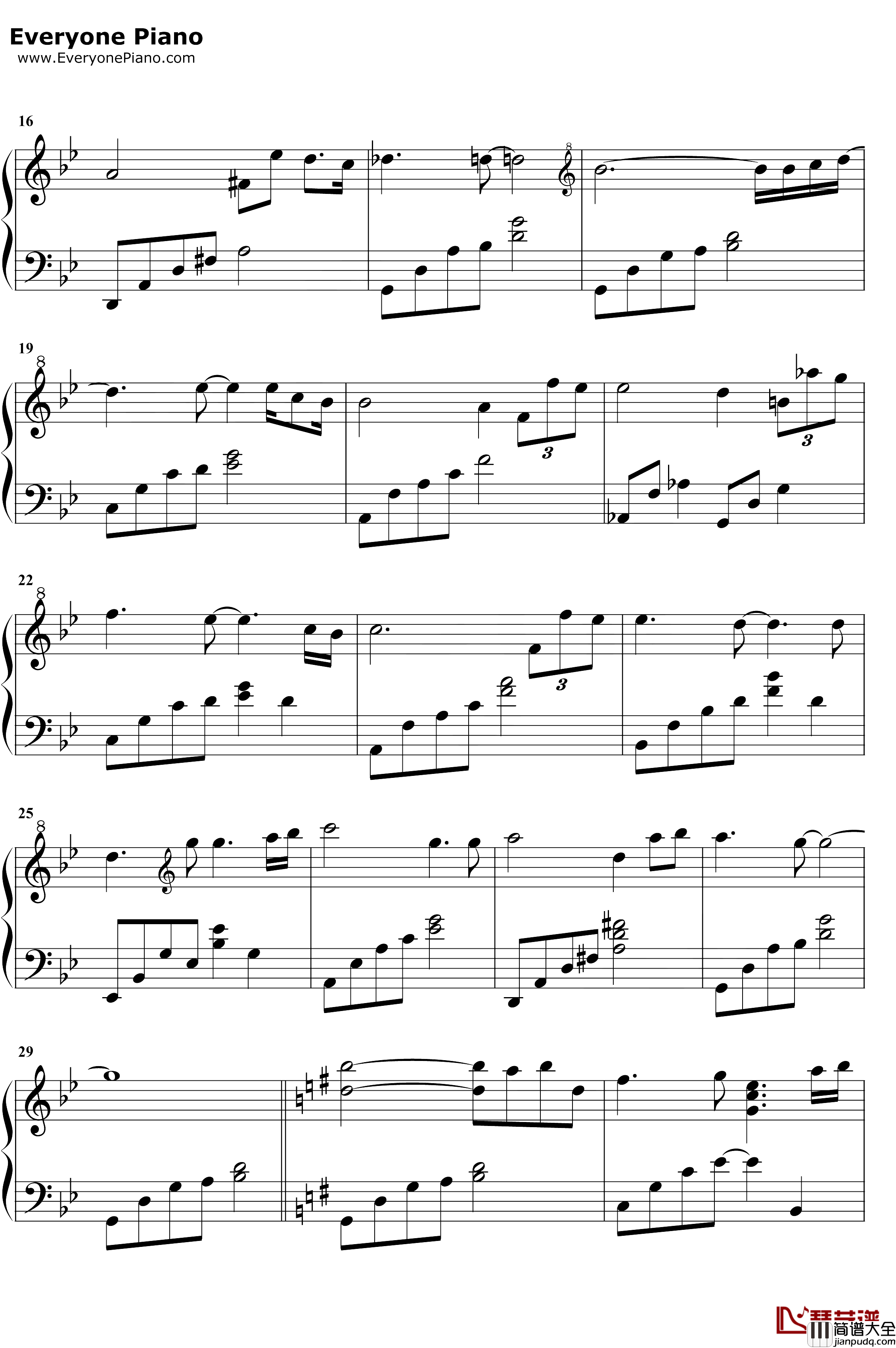 Remember钢琴谱_TheDaydream