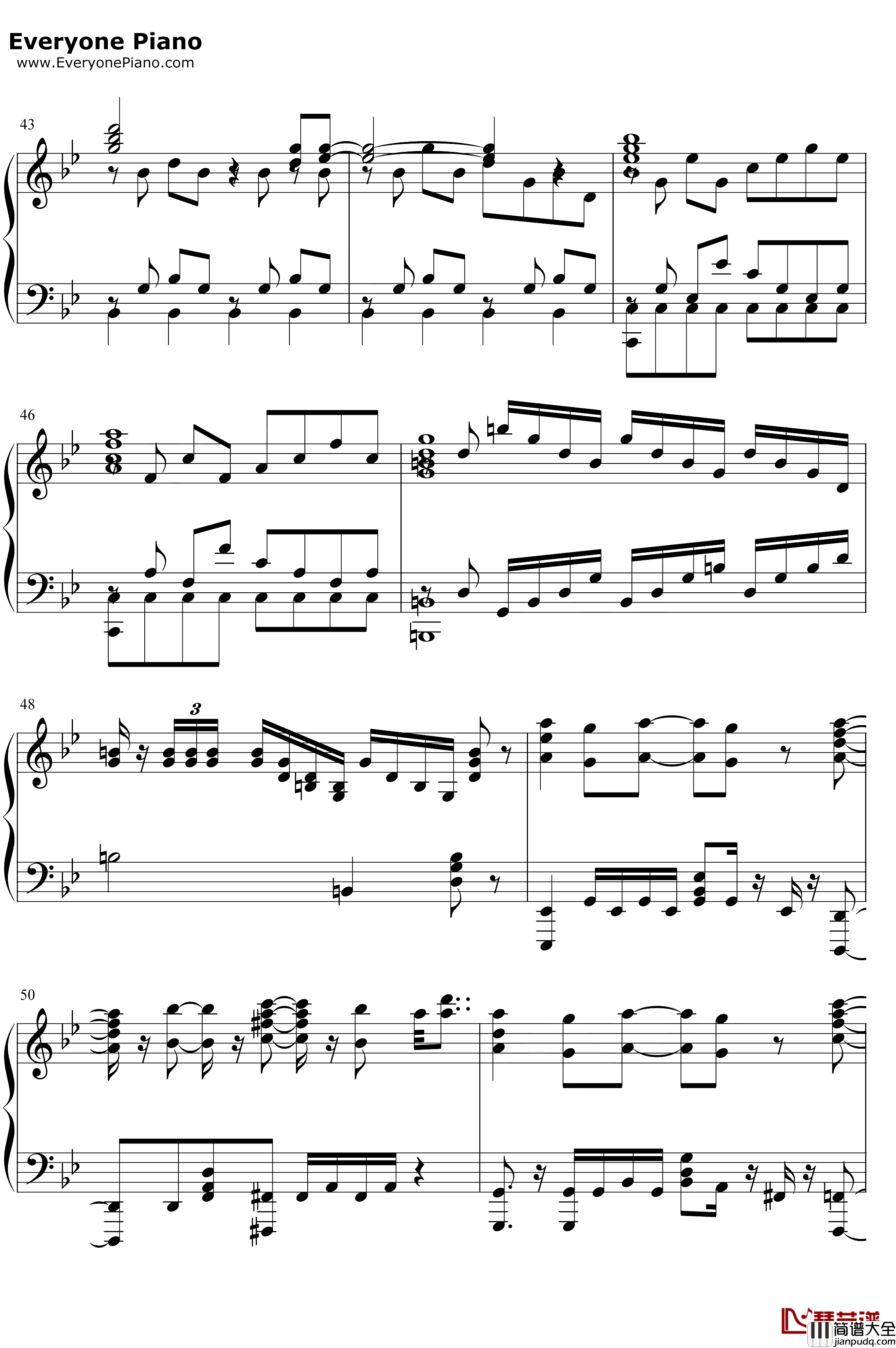 Share_the_light钢琴谱_RunGirlsRun！_刺客守则OP