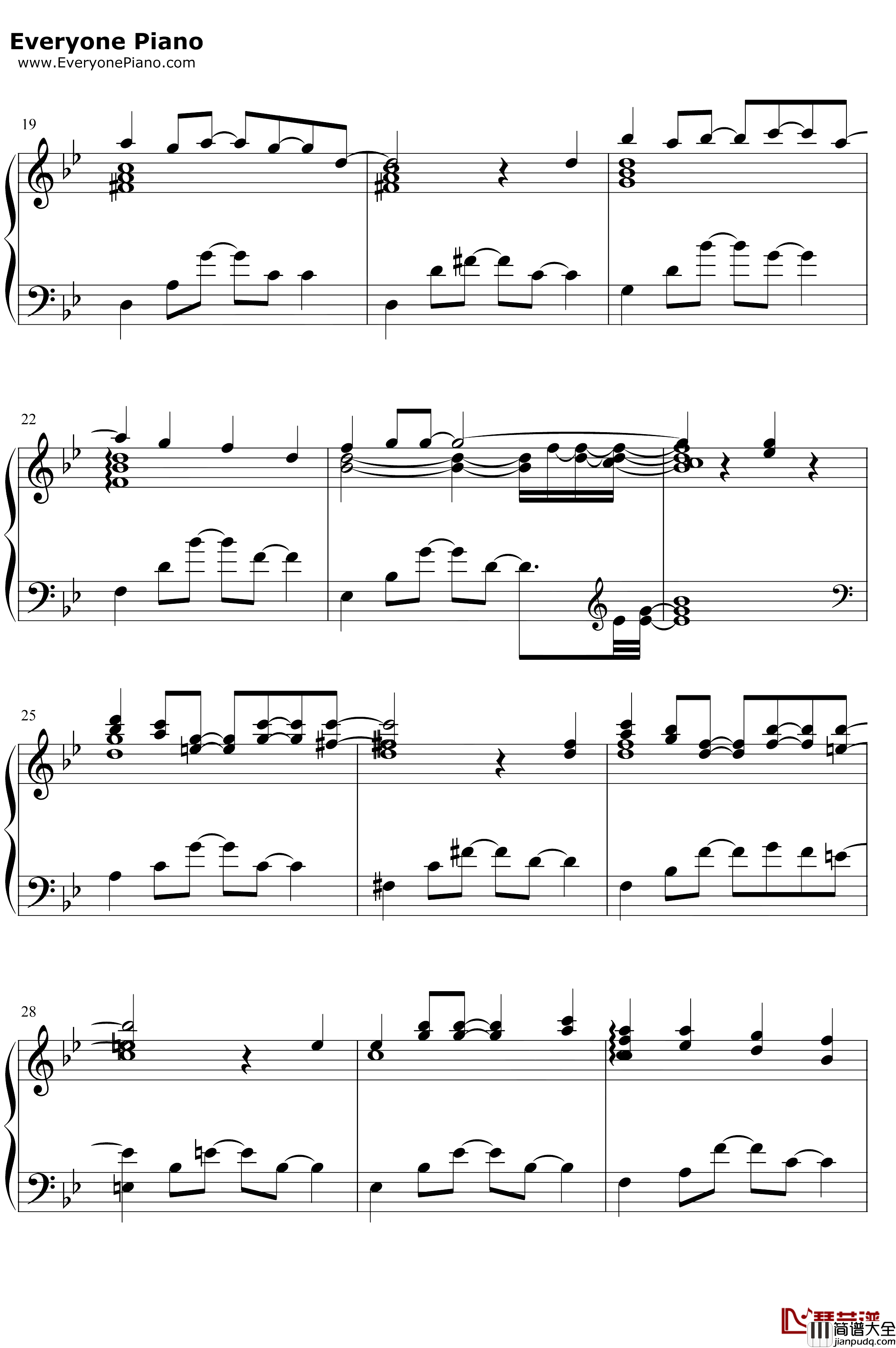 Share_the_light钢琴谱_RunGirlsRun！_刺客守则OP