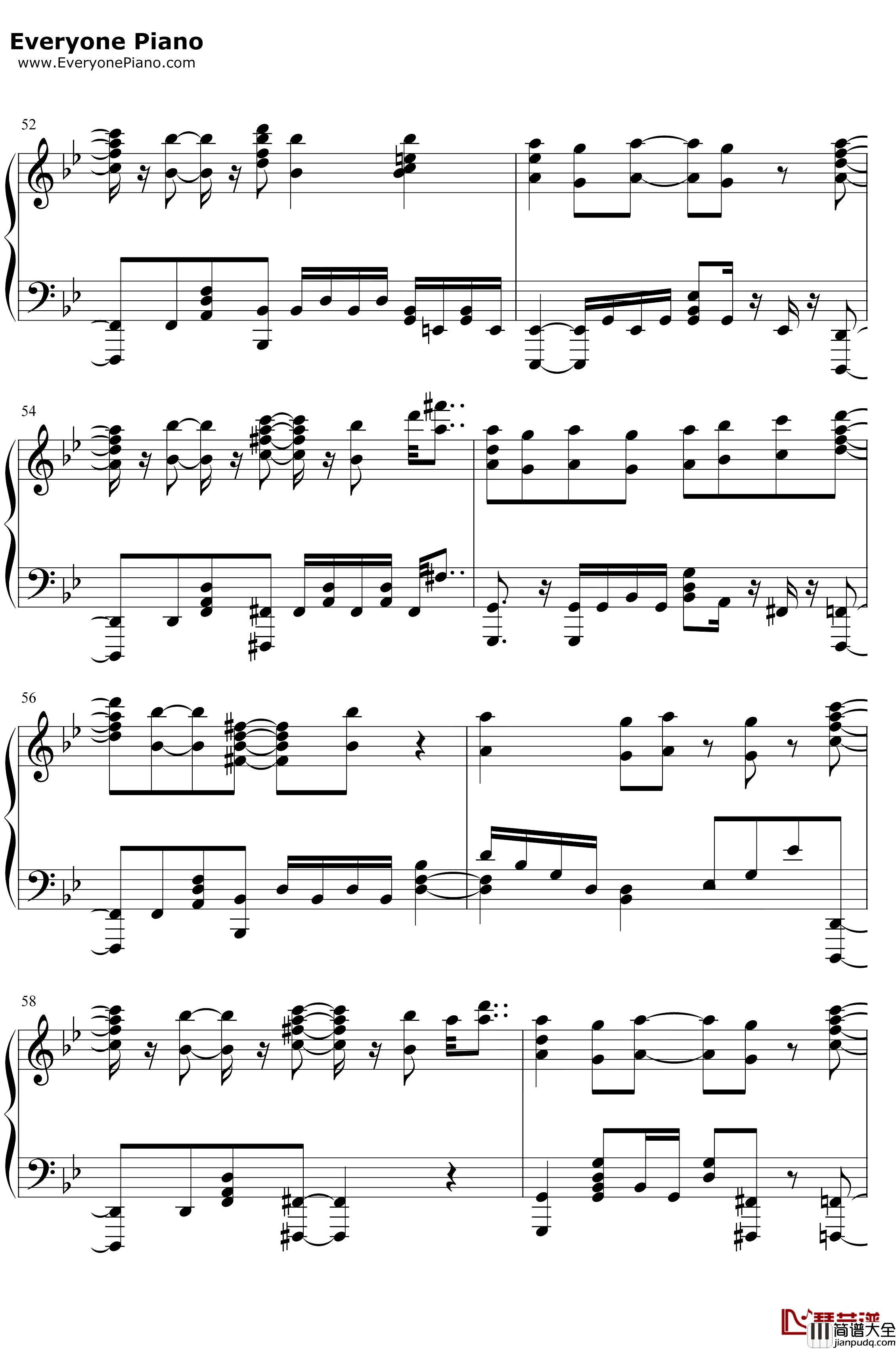 Share_the_light钢琴谱_RunGirlsRun！_刺客守则OP