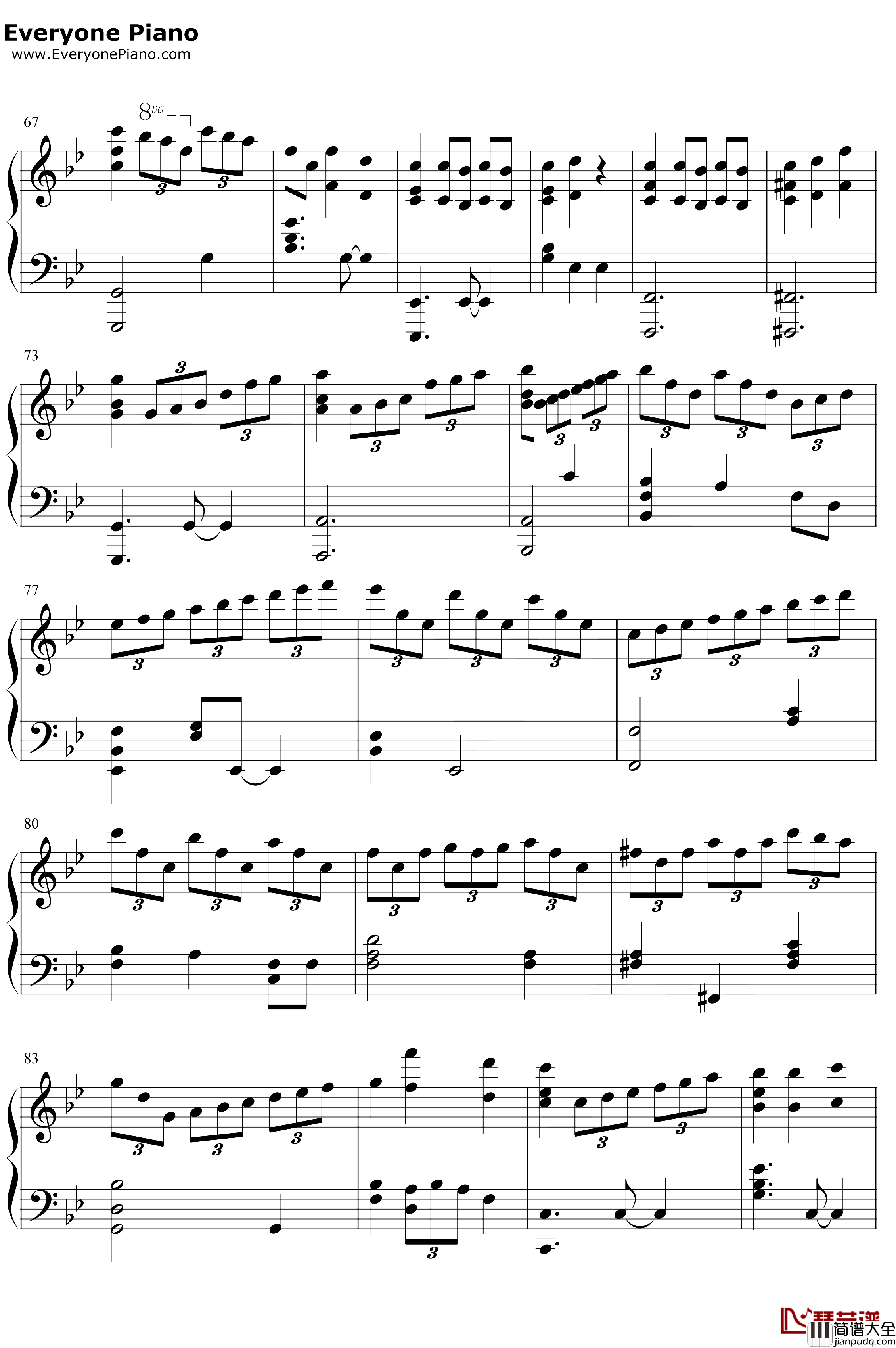 Unlasting钢琴谱_LiSA_刀剑神域AlicizationWarofUnderworldED