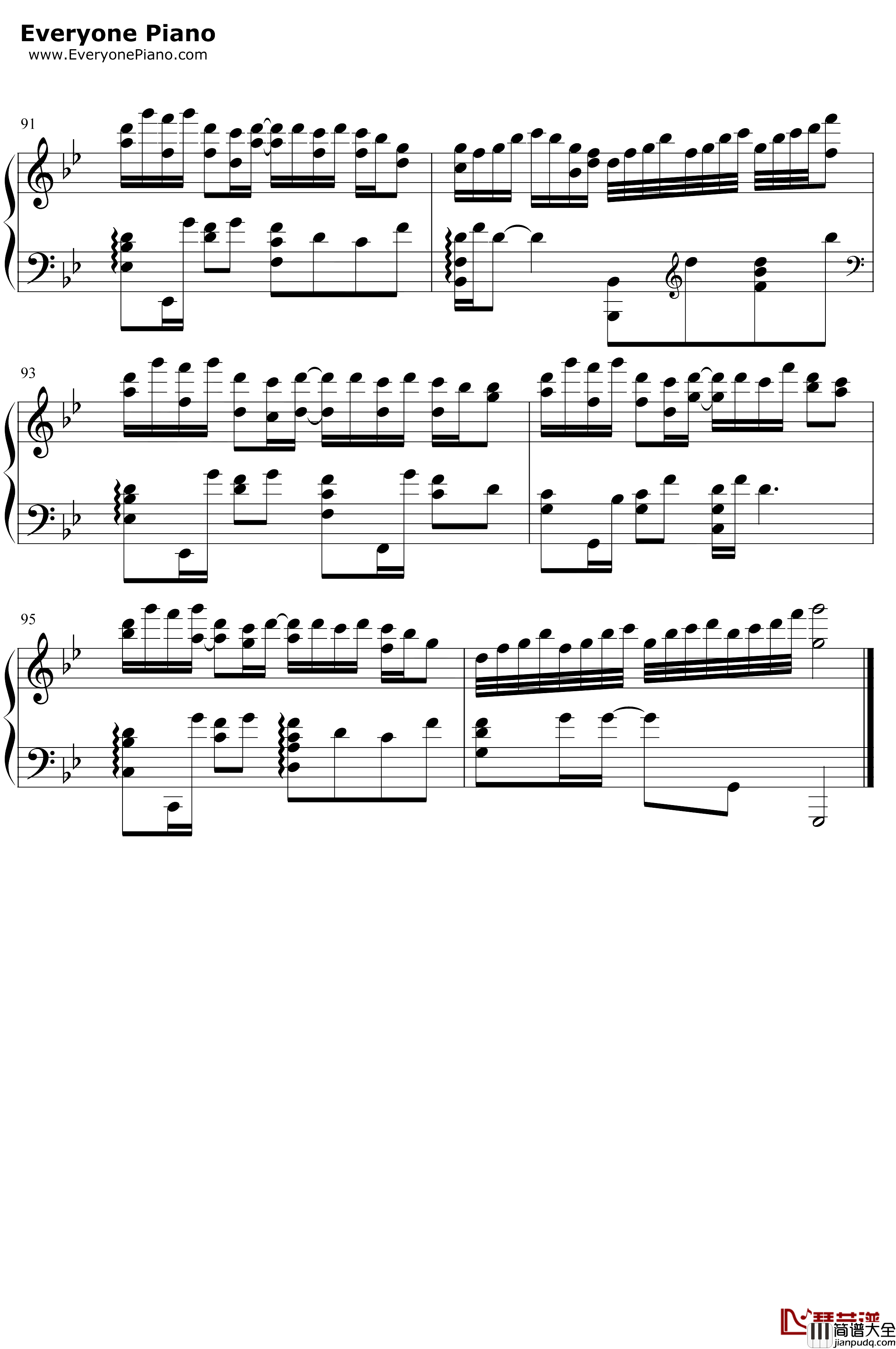 何以歌钢琴谱_Aki阿杰_完美版