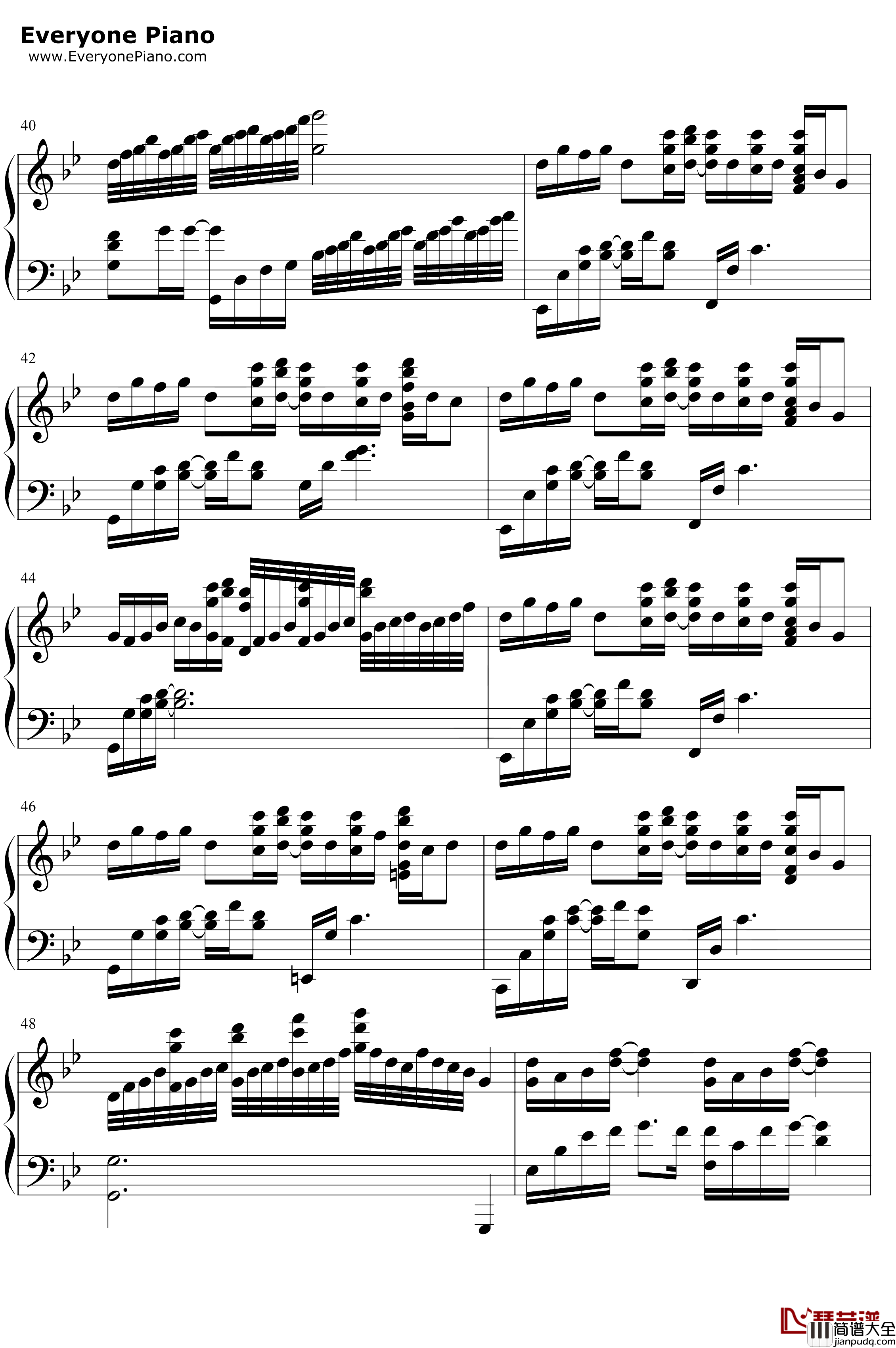 何以歌钢琴谱_Aki阿杰_完美版