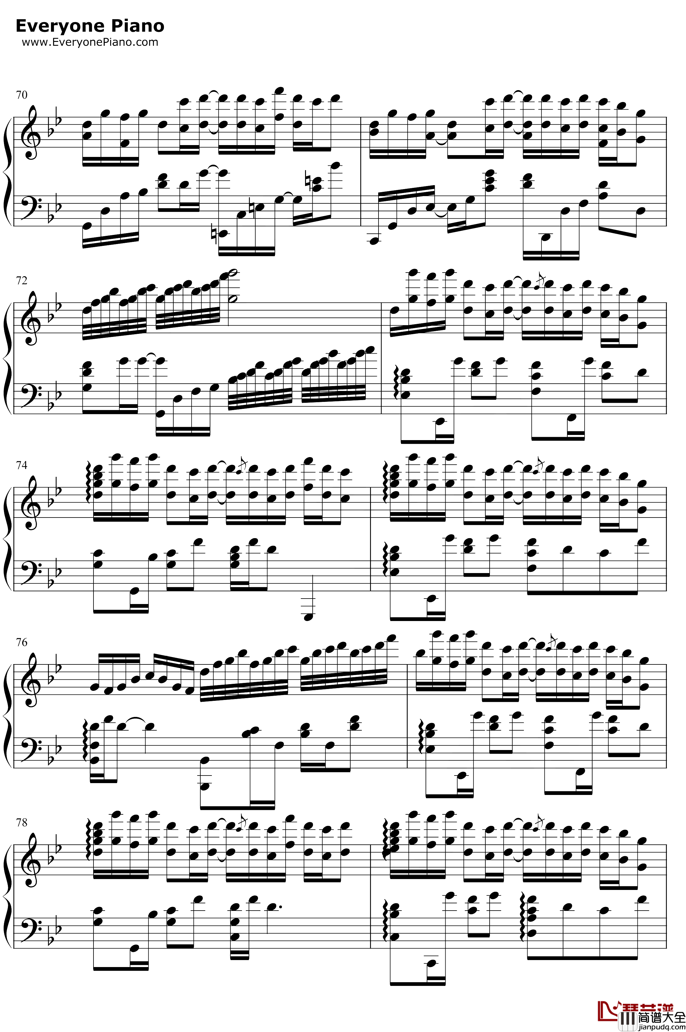 何以歌钢琴谱_Aki阿杰_完美版