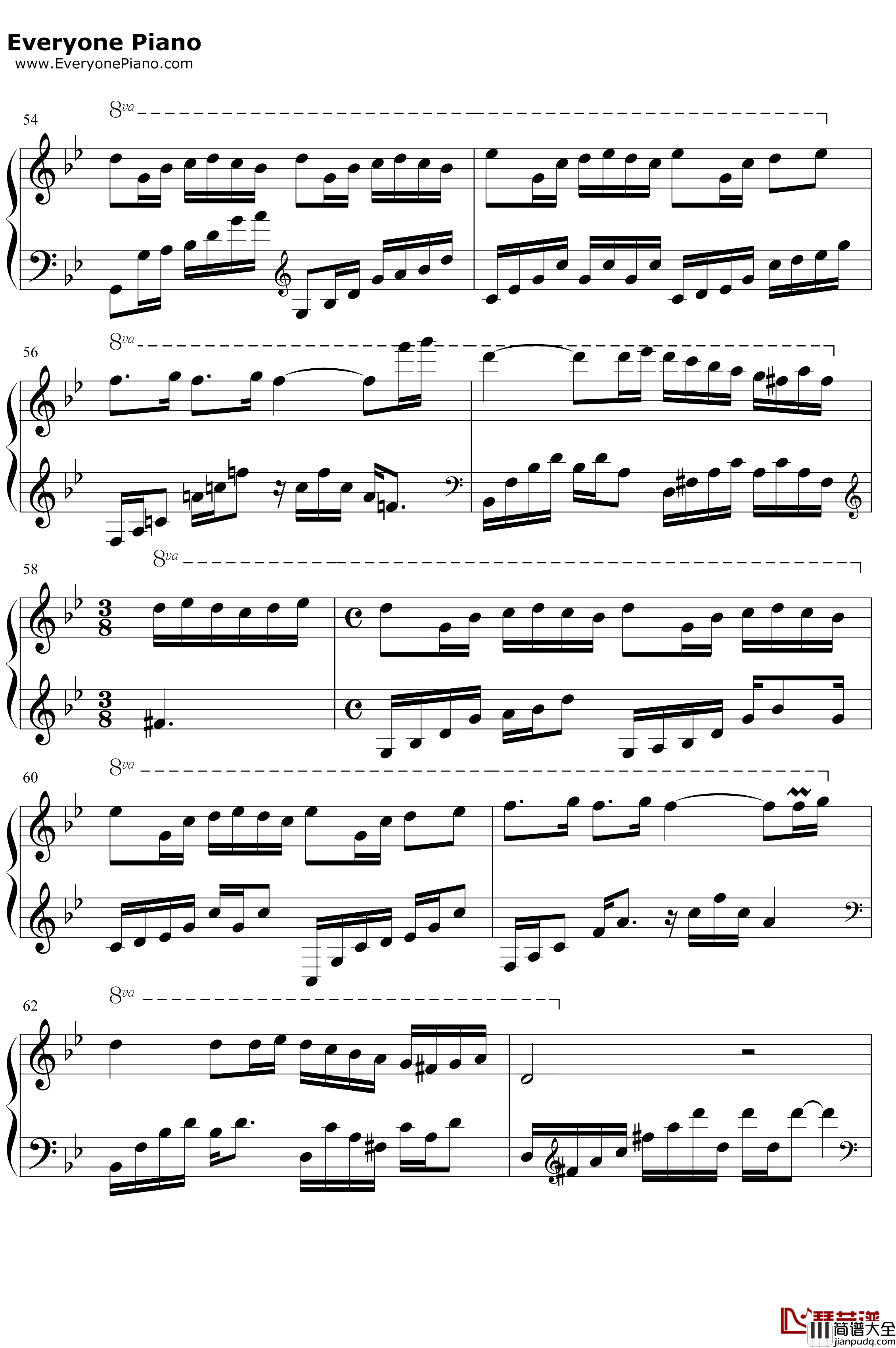 梦中的婚礼钢琴谱_理查德·克莱德曼_精美好听版