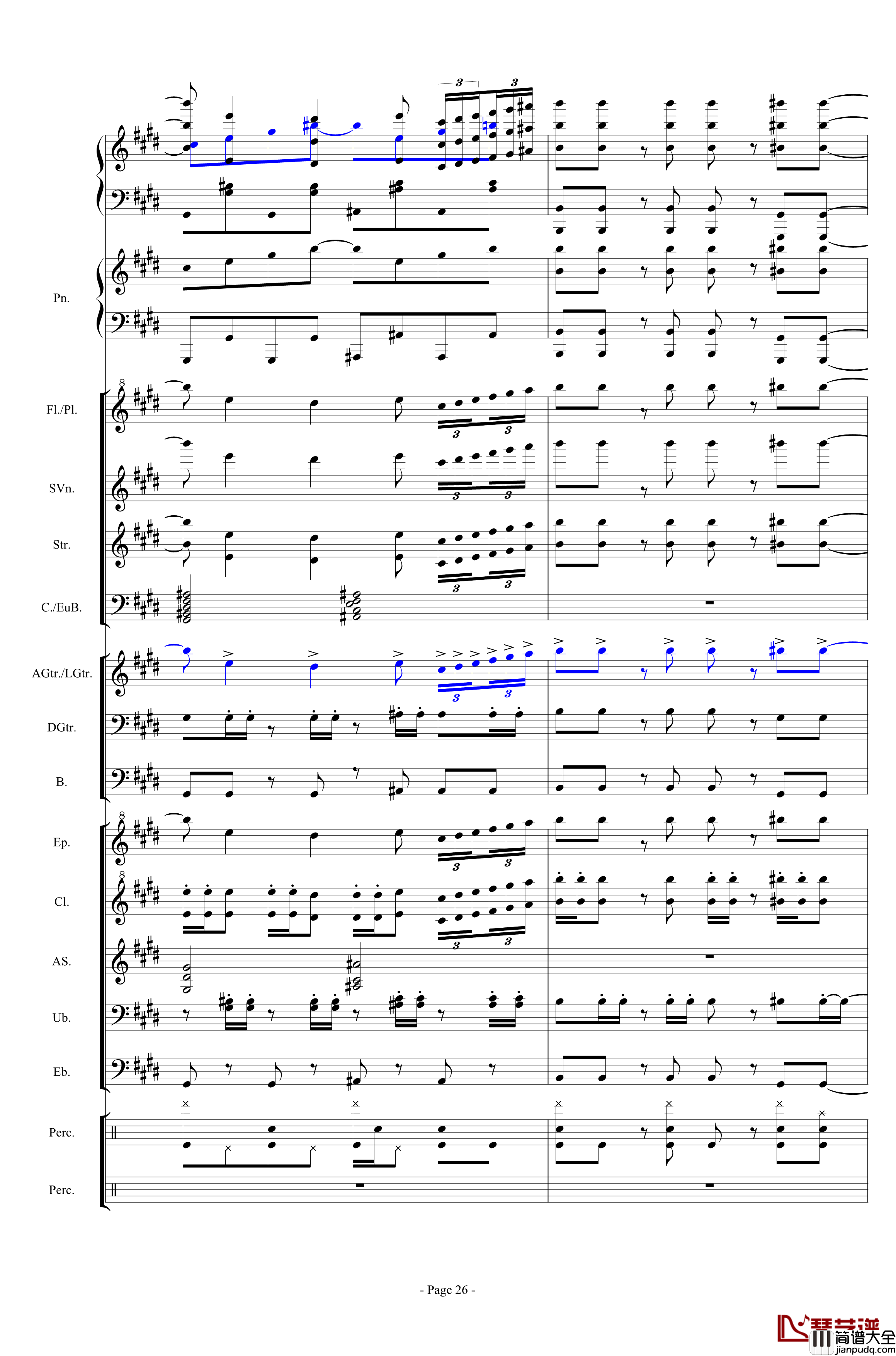 幻想世界之音0钢琴谱_lujianxiang555