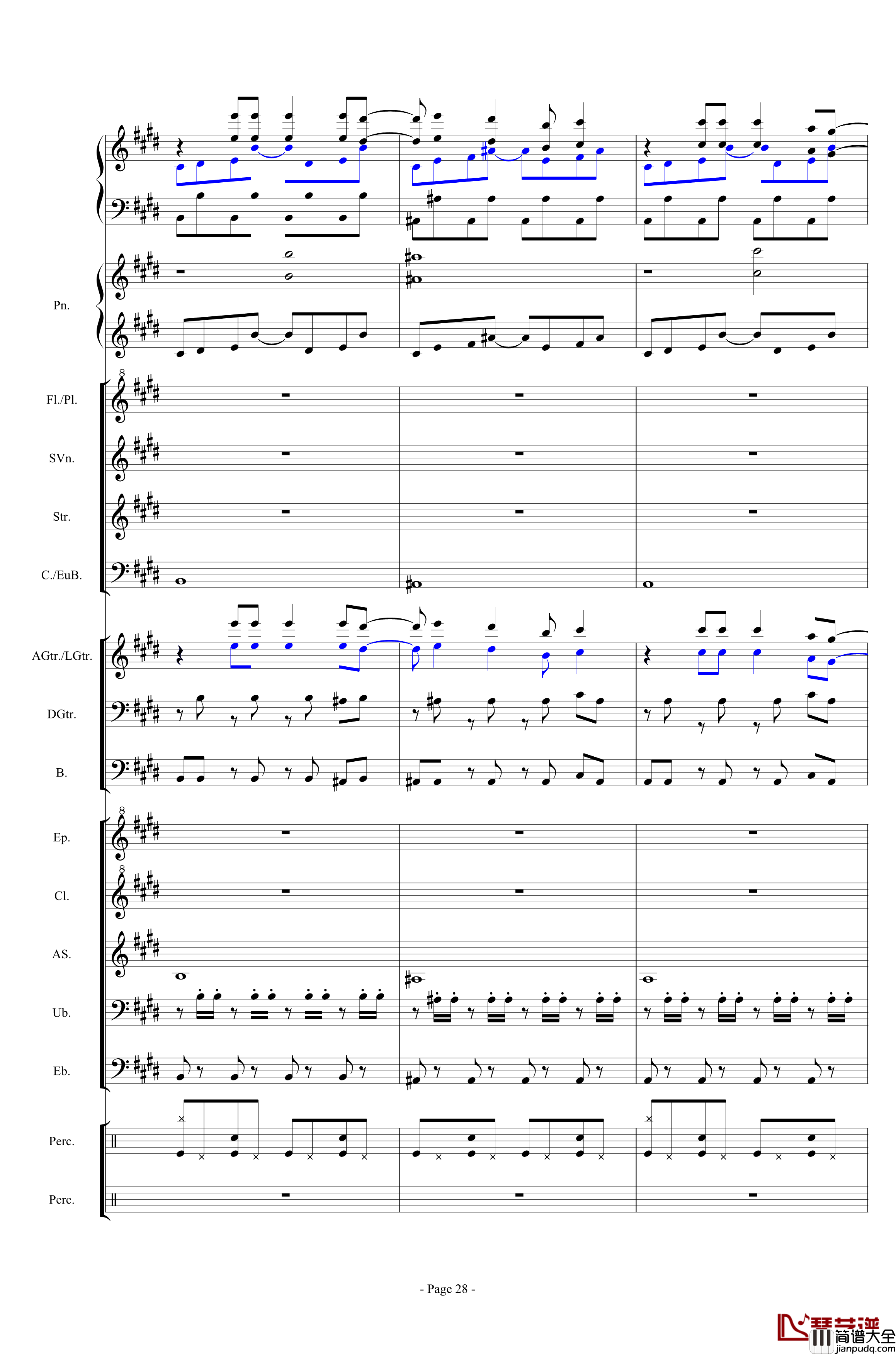 幻想世界之音0钢琴谱_lujianxiang555