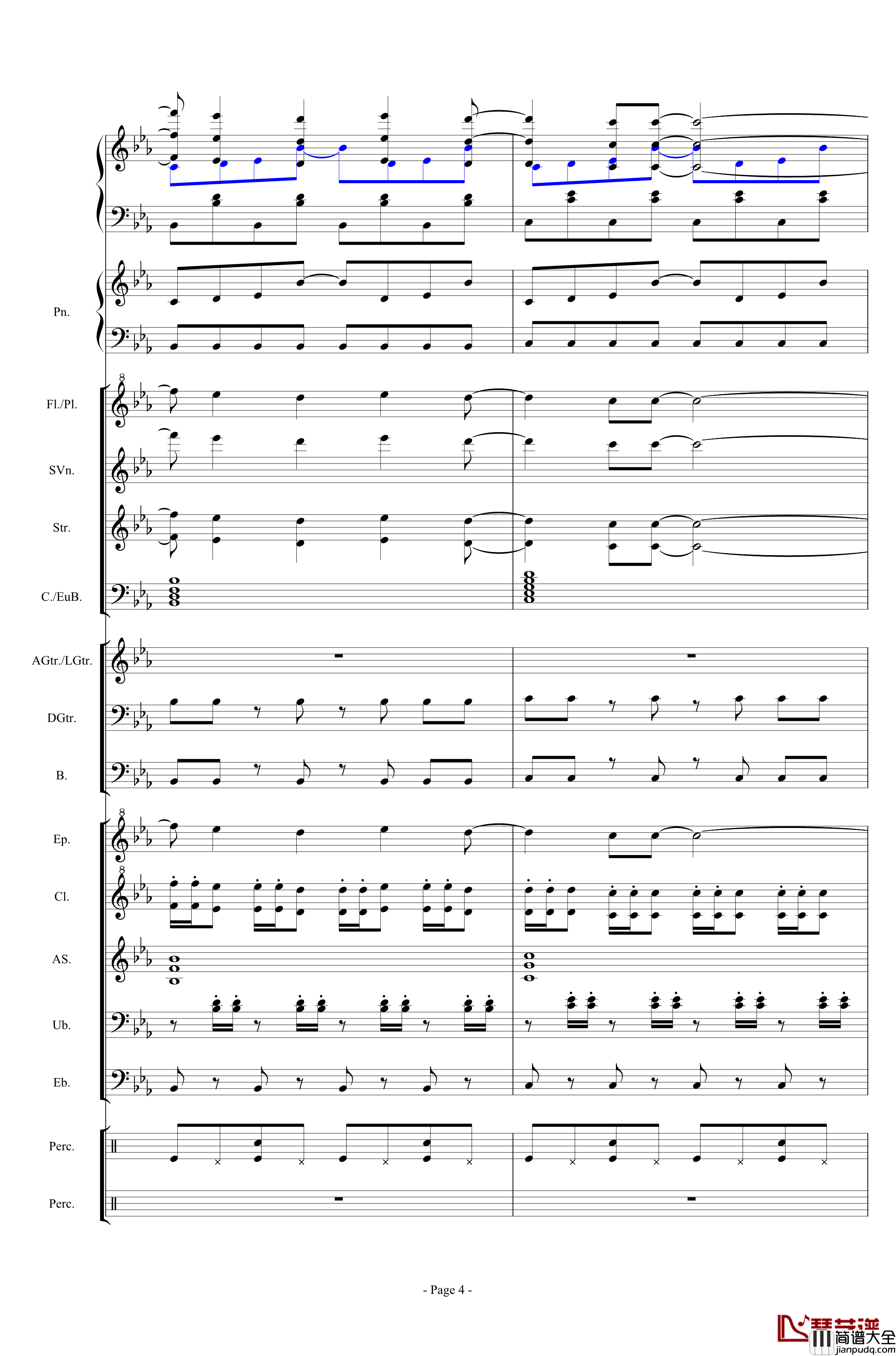 幻想世界之音0钢琴谱_lujianxiang555