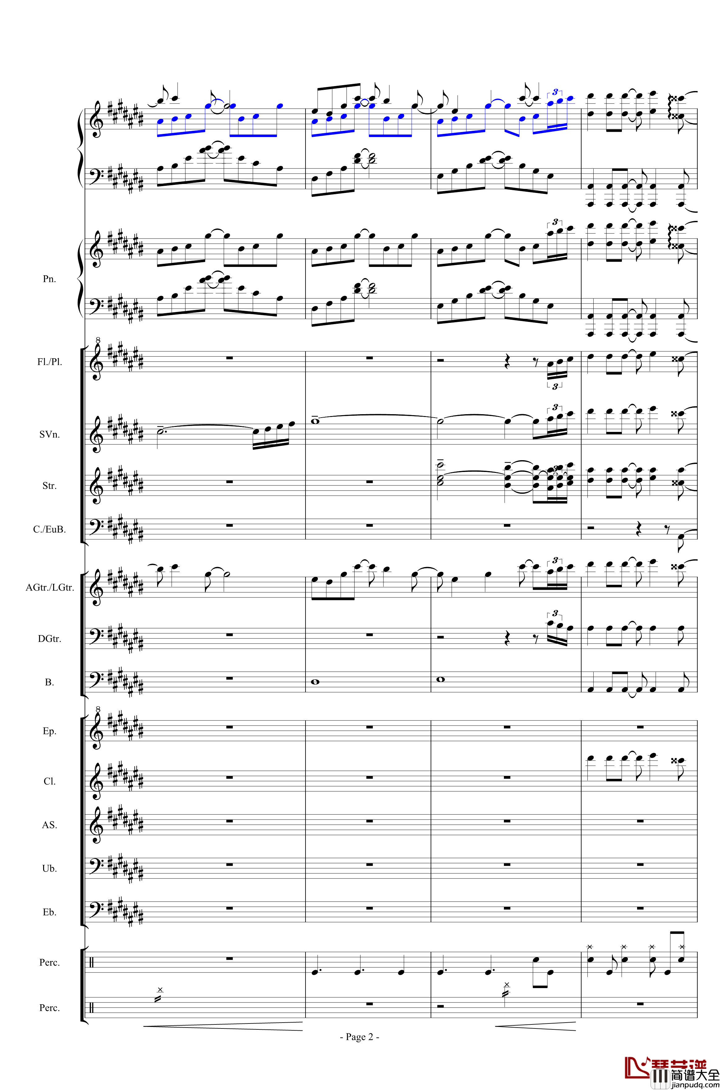 幻想世界之音0钢琴谱_lujianxiang555