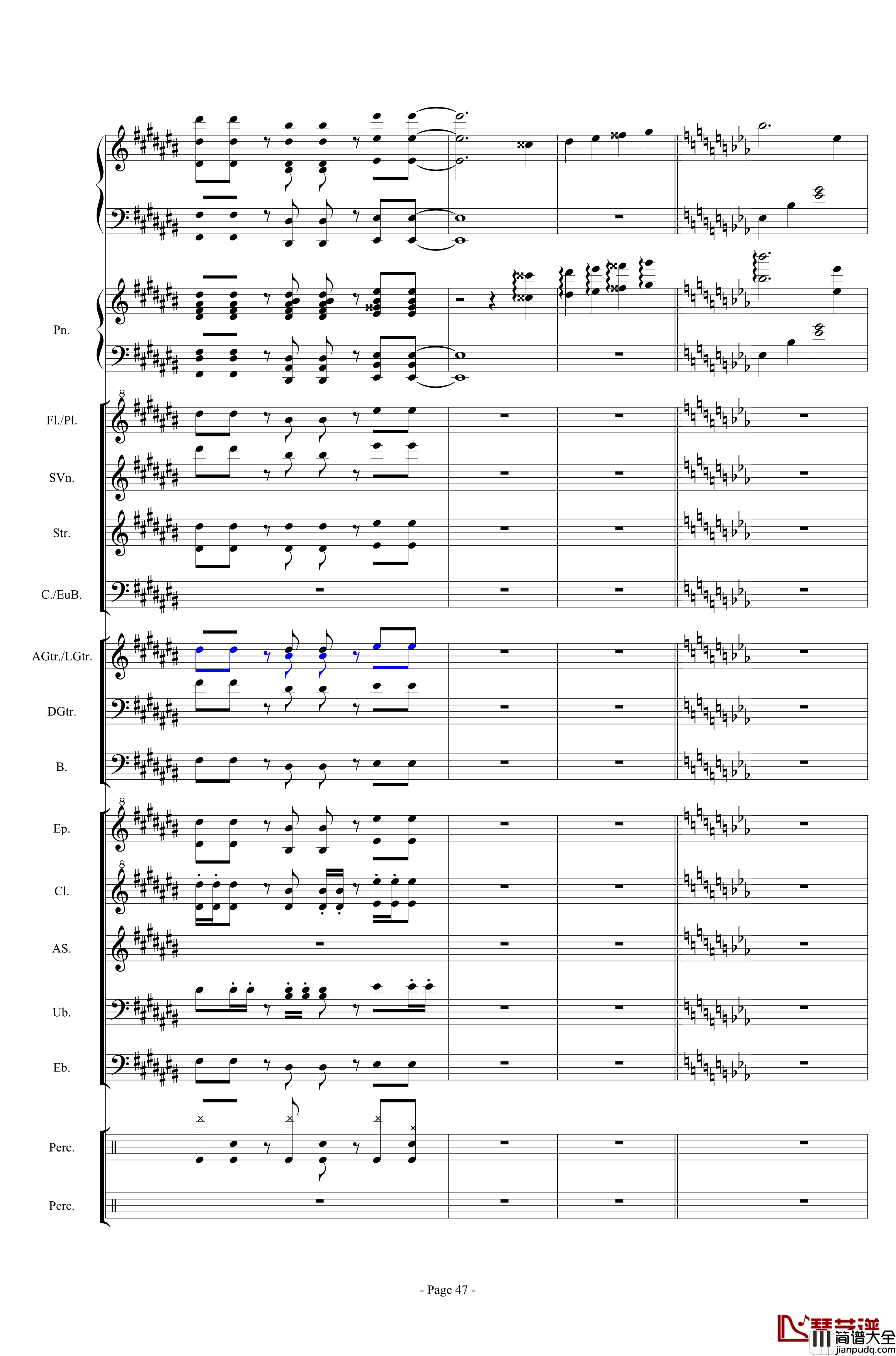 幻想世界之音0钢琴谱_lujianxiang555