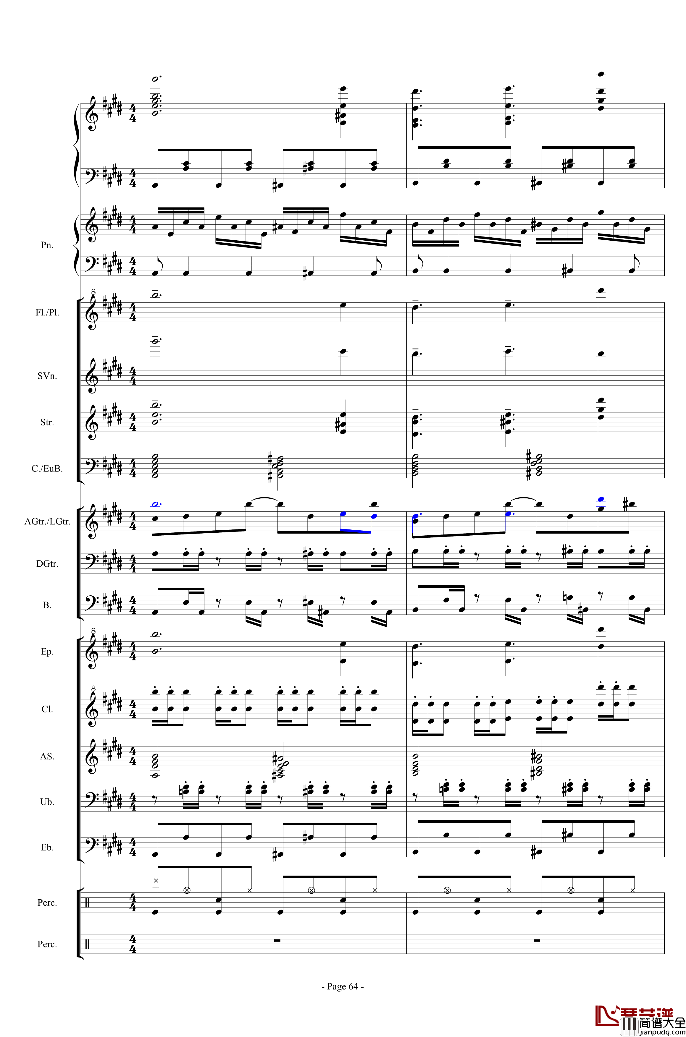 幻想世界之音0钢琴谱_lujianxiang555