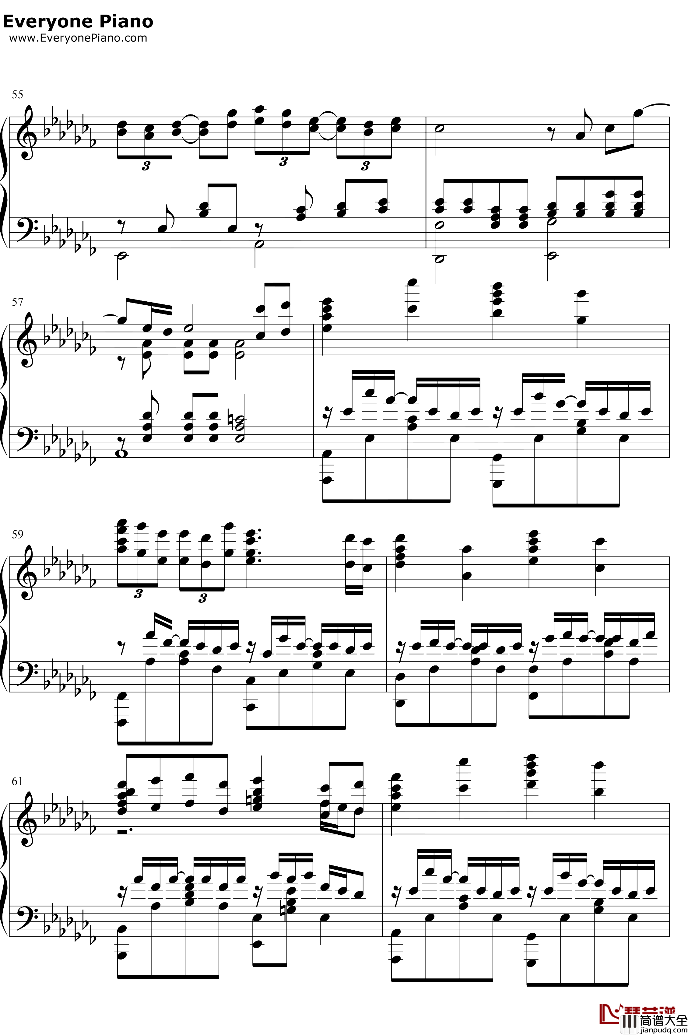 醉梦前尘钢琴谱_林志炫_完美版