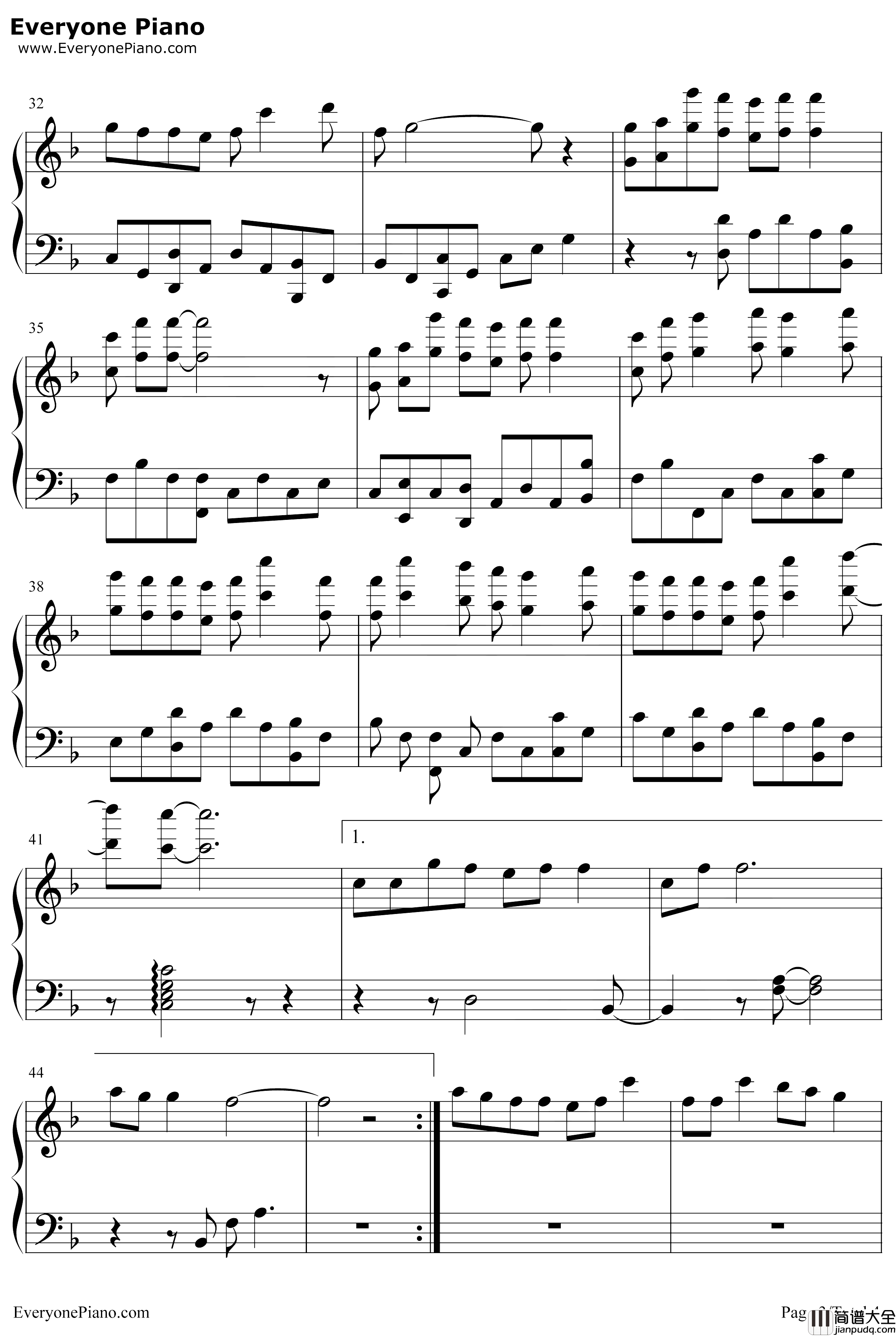 荣耀的战场钢琴谱_R1SE_全职高手ED