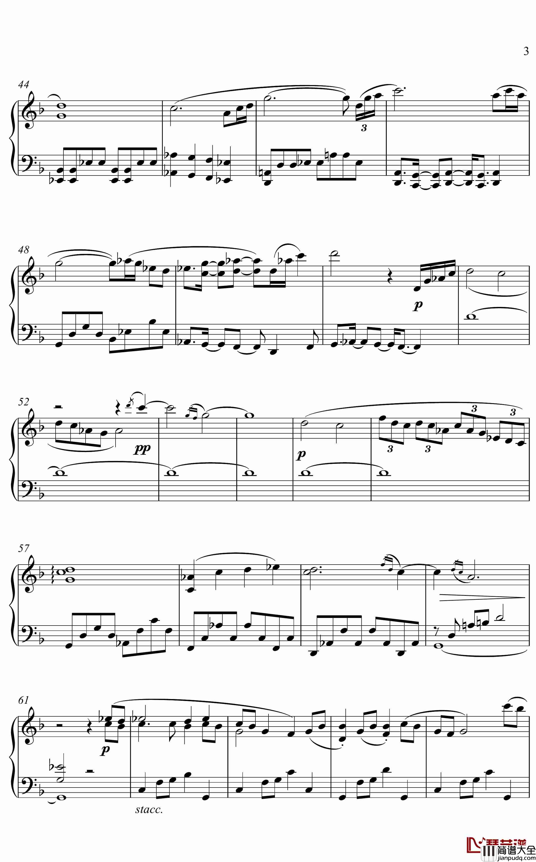 歌仙兼定近侍曲钢琴谱_简易版_刀剑乱舞