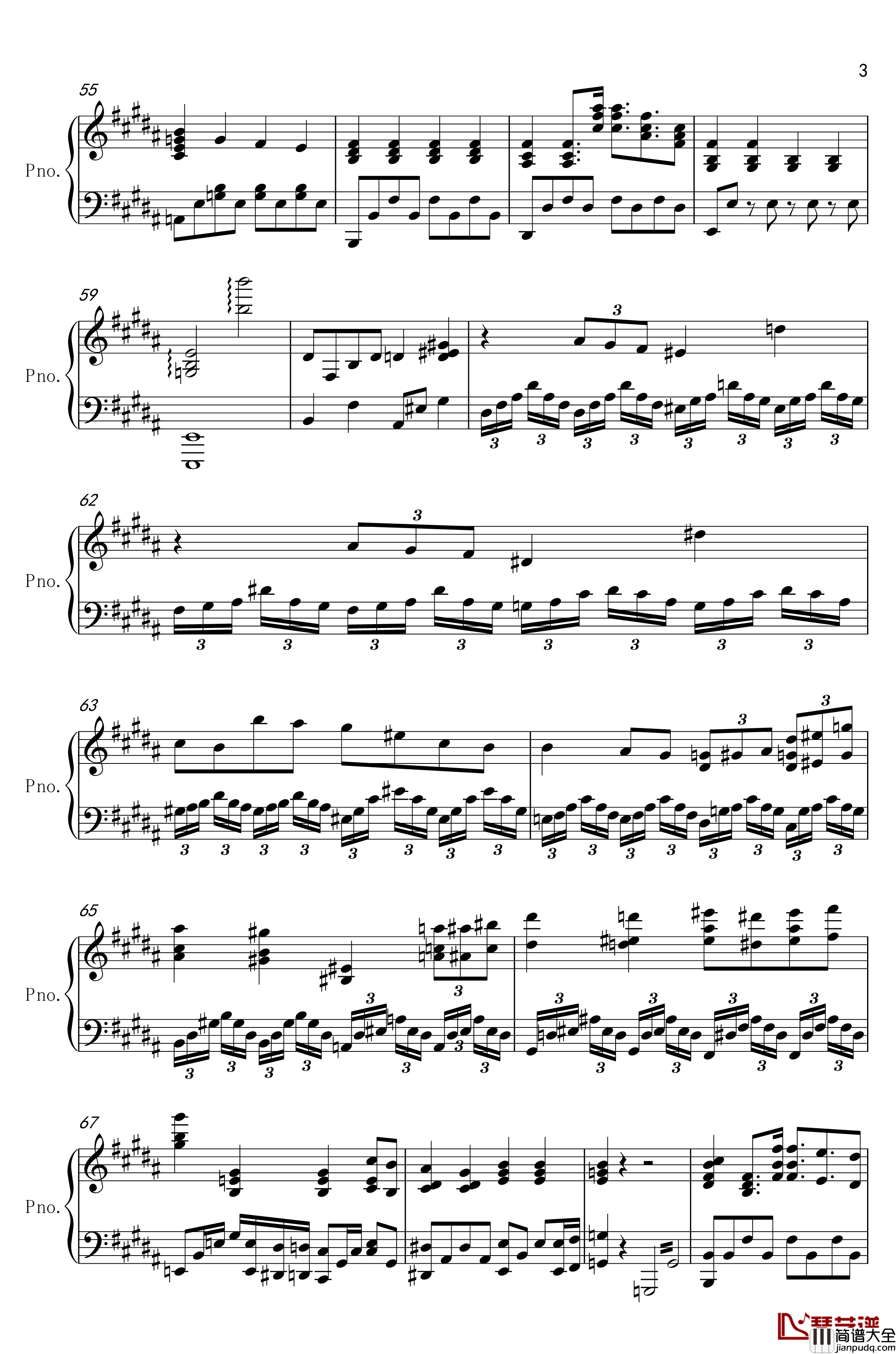 爱我还是他钢琴谱_陶喆钢琴伴奏版