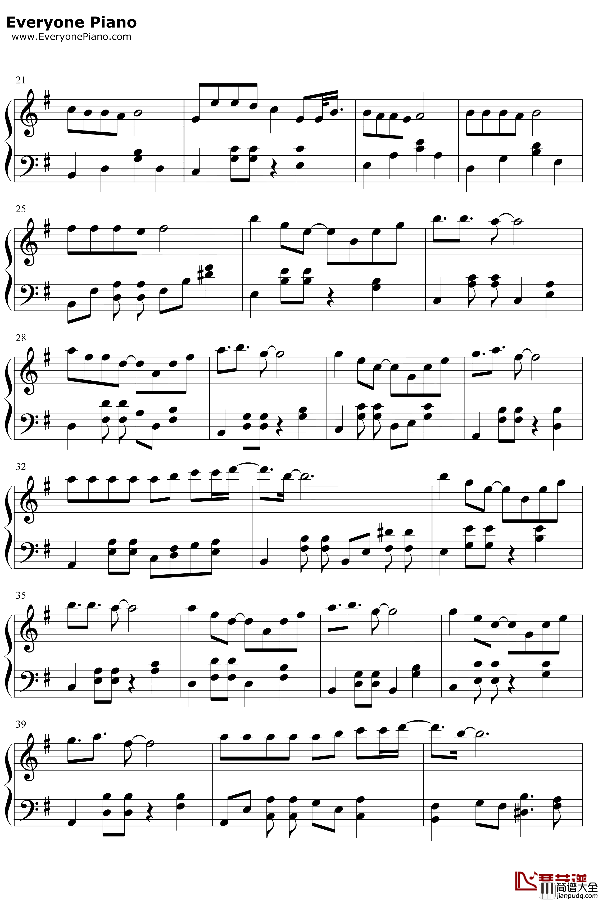 小可爱钢琴谱_爱朵女孩_我的小可爱今天有没有乖_抖音热歌