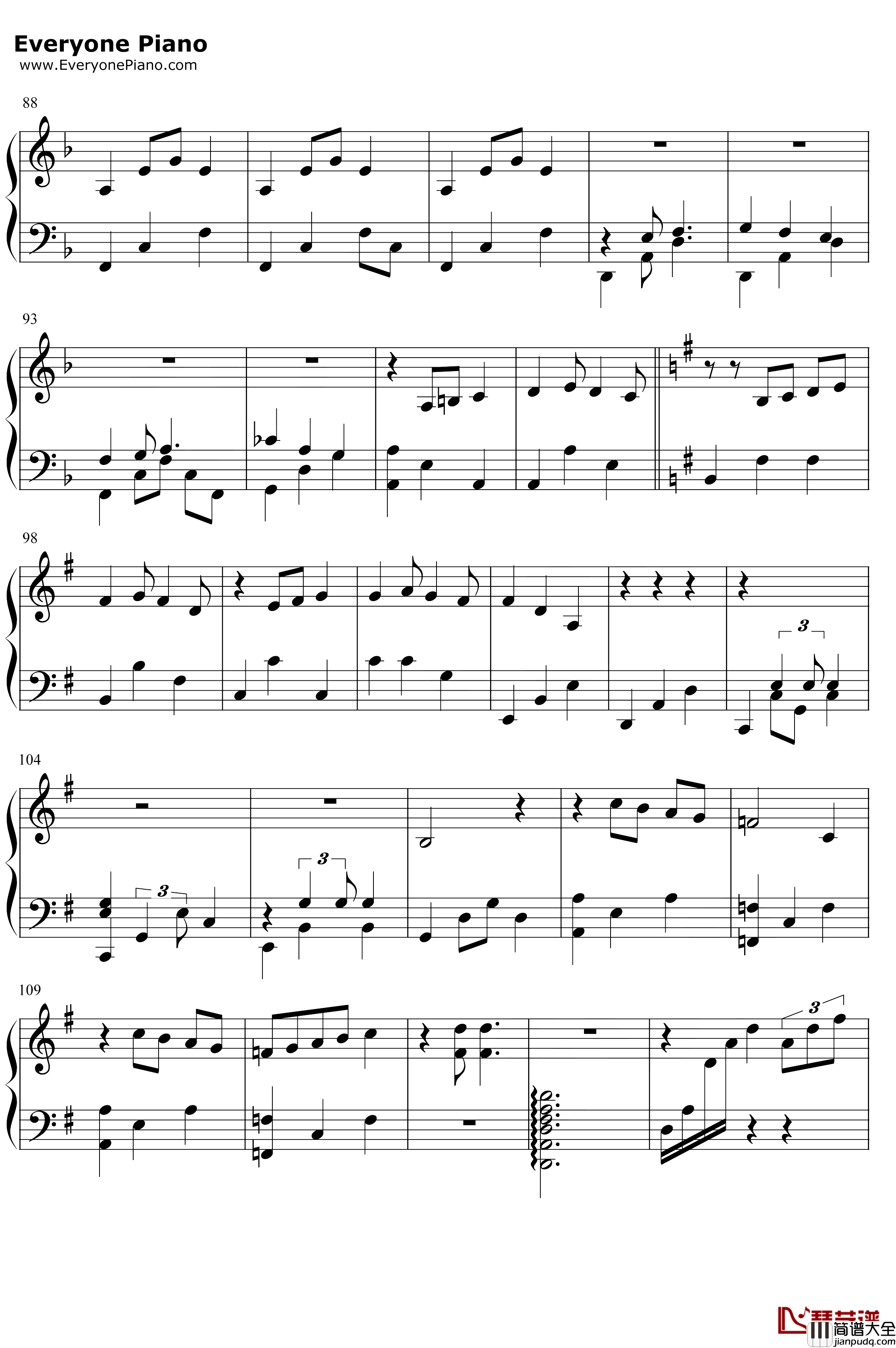 OrthWaltz钢琴谱_KevinPenkin_来自深渊OST