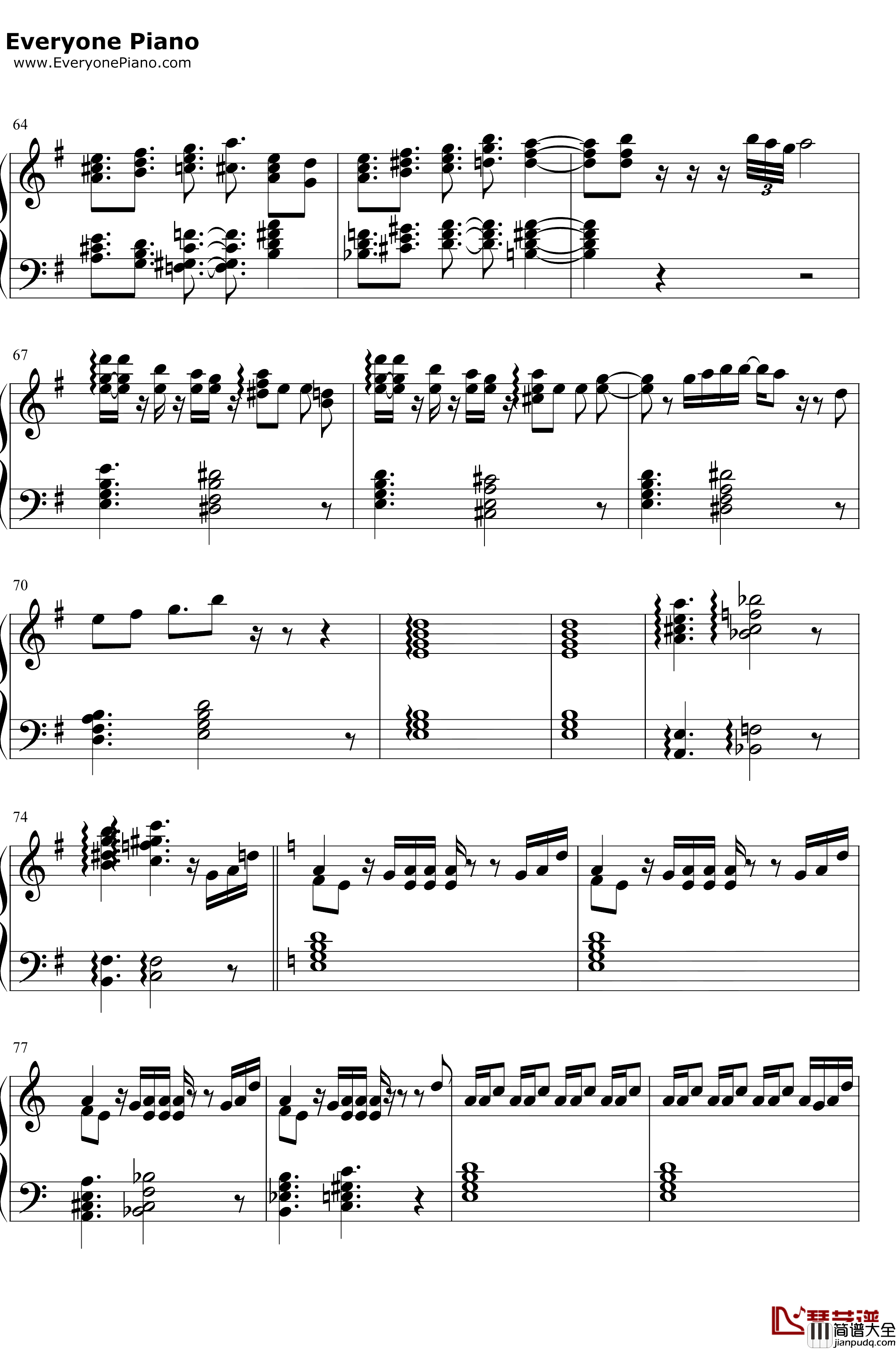 Chicken_Noodle_Soup钢琴谱_J_Hope_J_Hope