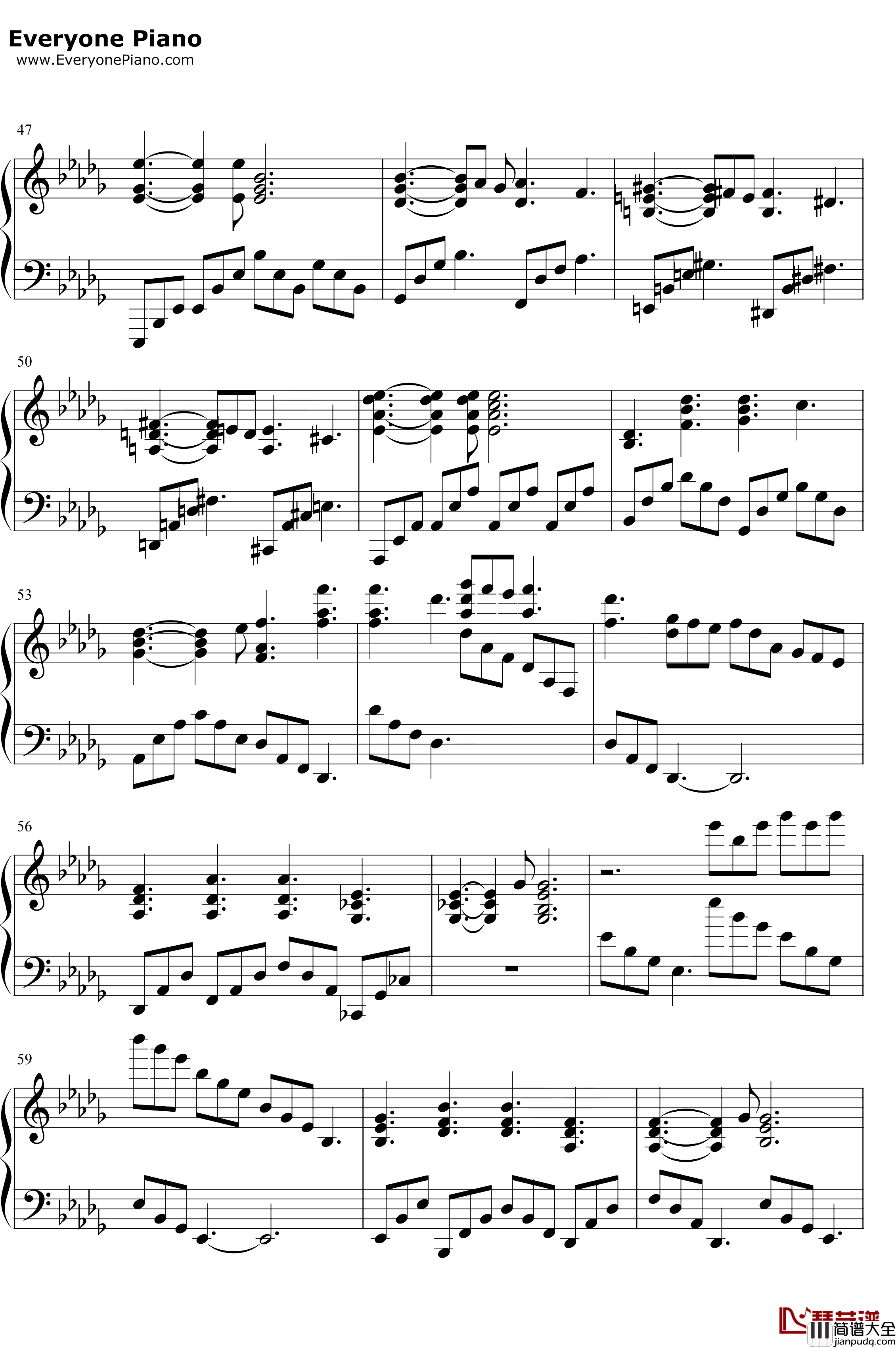 Sogno_di_Volare钢琴谱_ChristopherTin_文明6主题曲