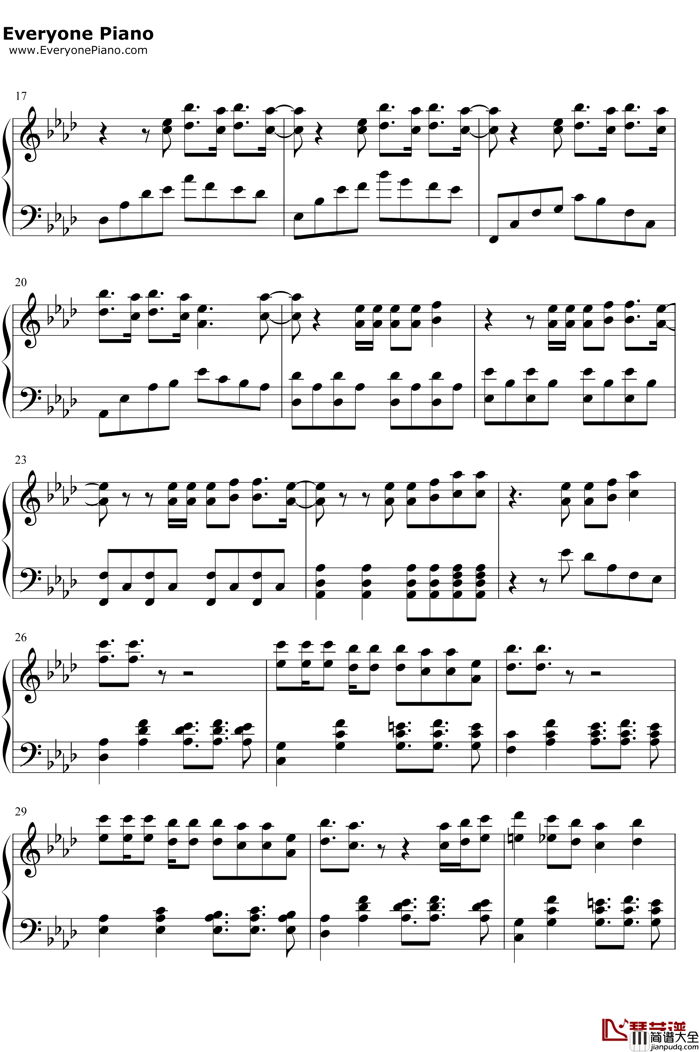 Feel_Special钢琴谱_TWICE_TWICE