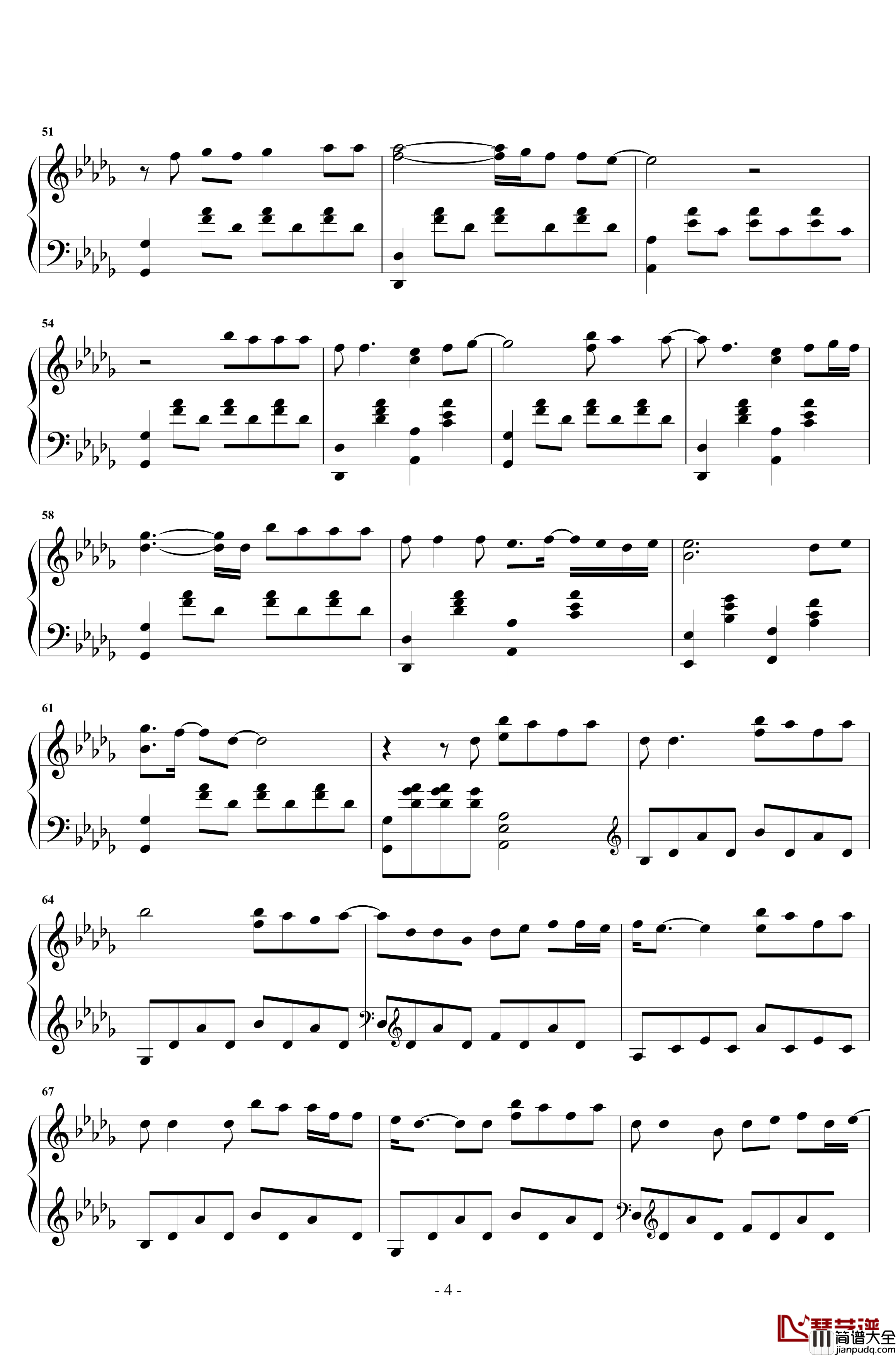 Monsters钢琴谱_katie_sky