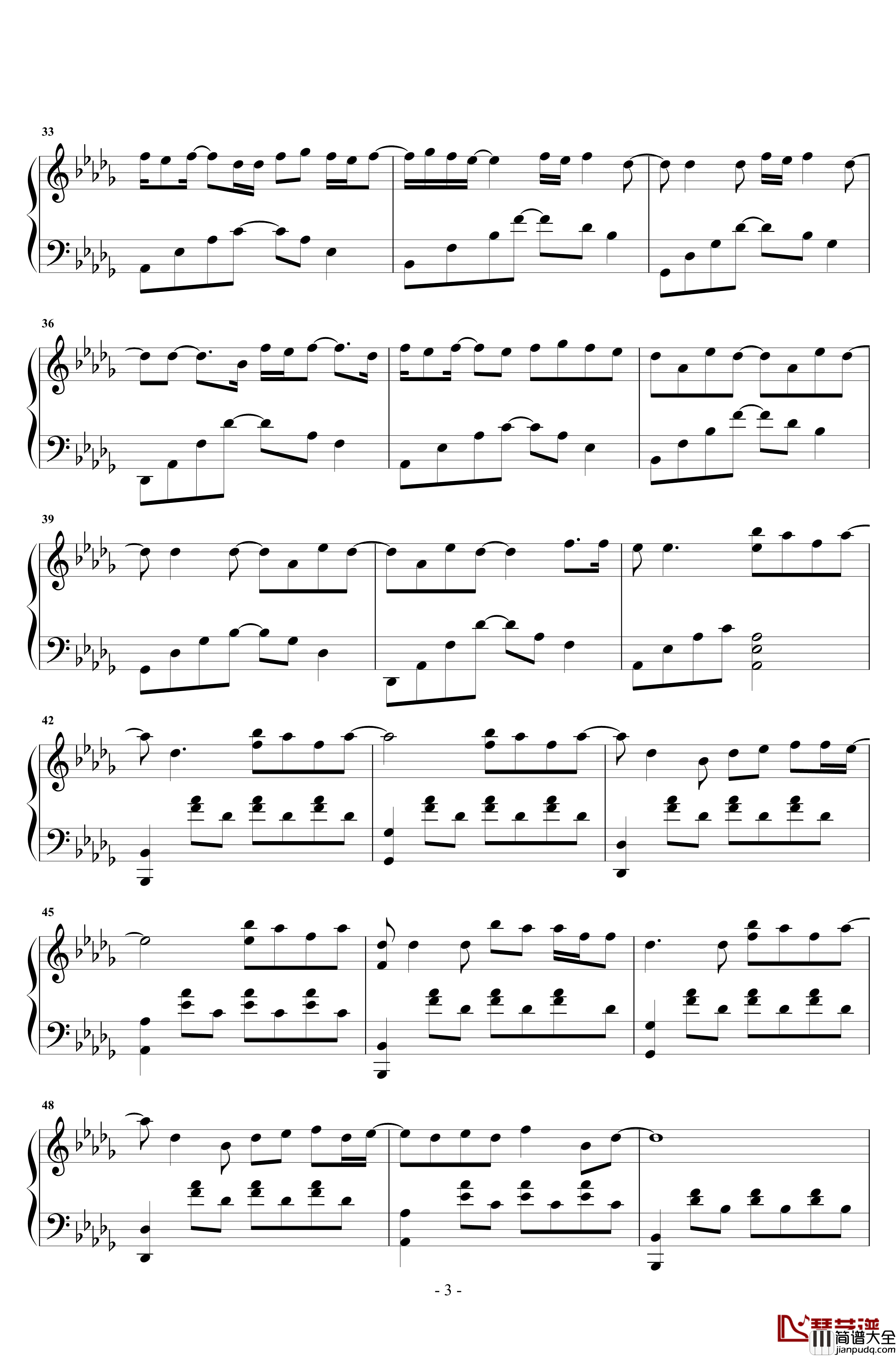 Monsters钢琴谱_katie_sky